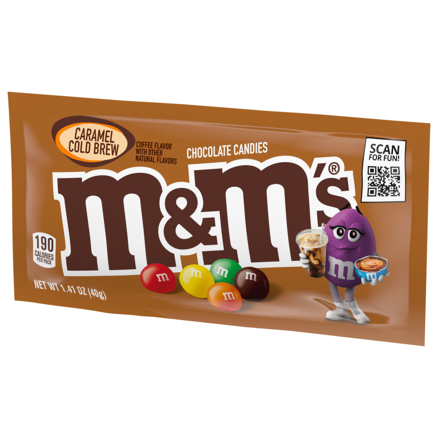 M&M's Caramel Cold Brew Chocolate Candies 9.05 oz