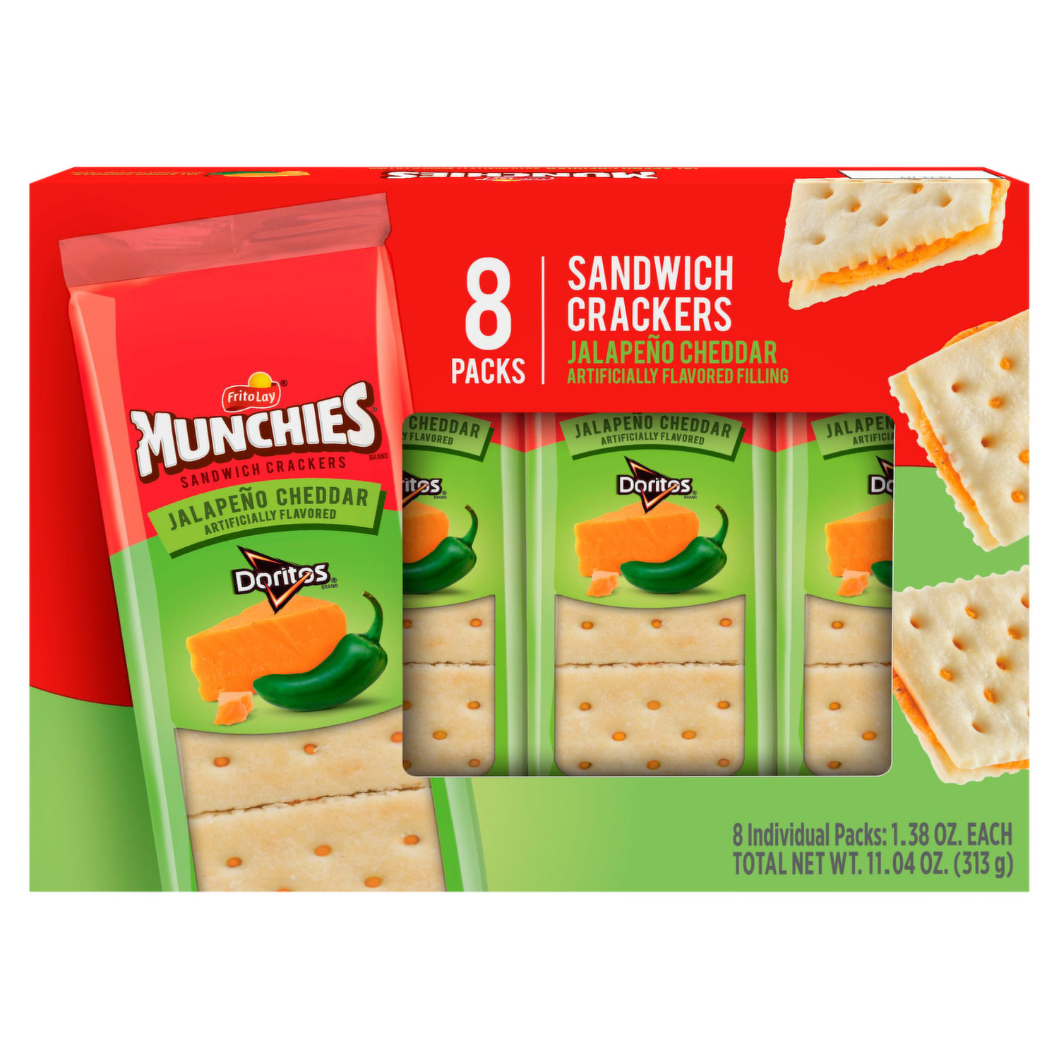 Munchies Sandwich Crackers, with Peanut Butter Filling - Super 1 Foods