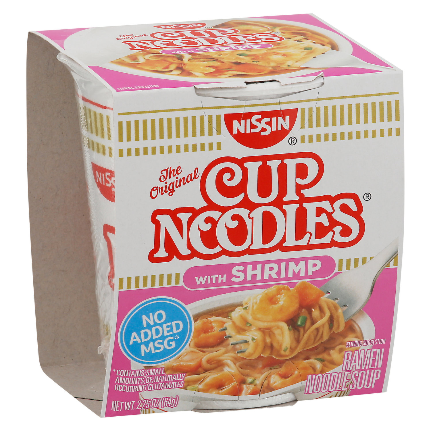 Nissin Hot & Spicy Shrimp Flavor Ramen Noodle Soup, 3.27 oz