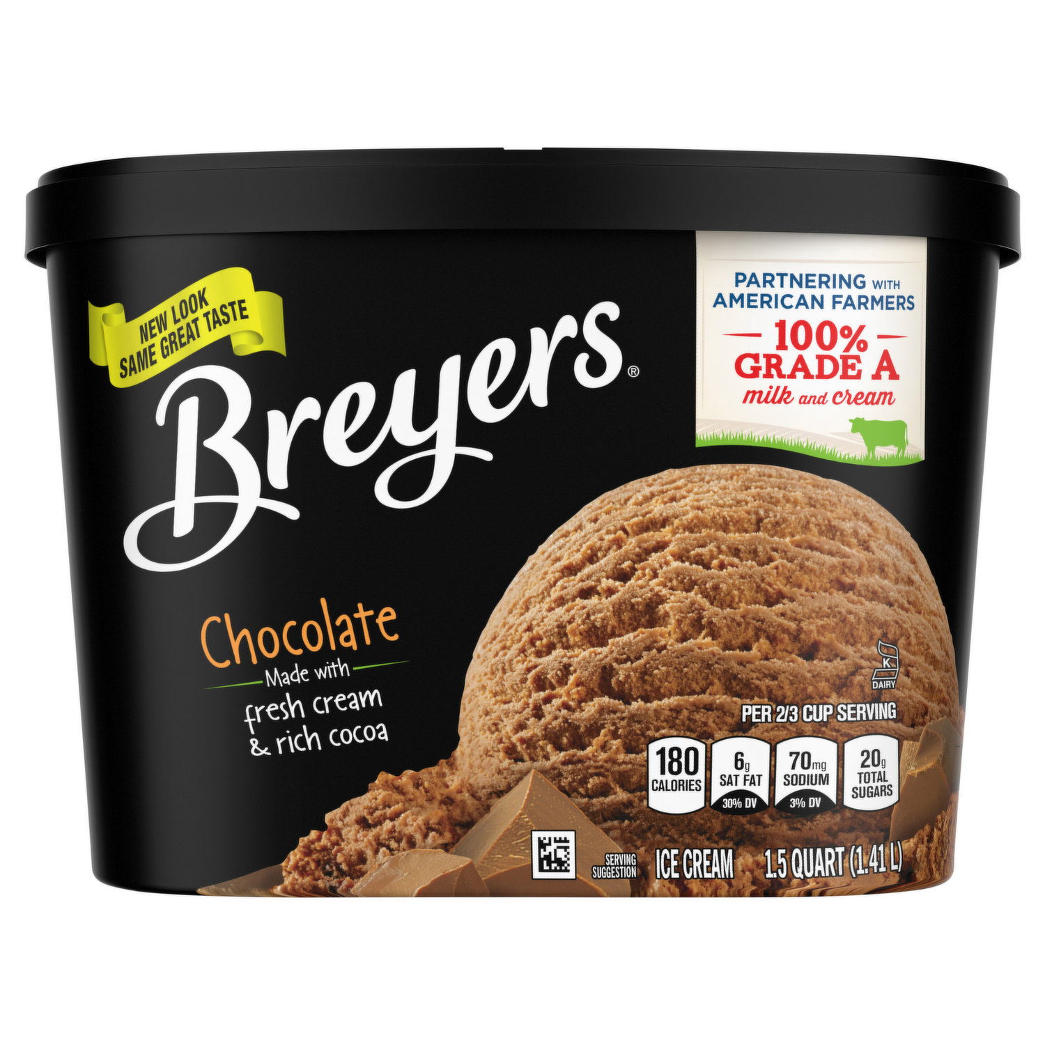 Breyers Frozen Dairy Dessert, Chocolate, Peanut Butter Cups, 56 OFF