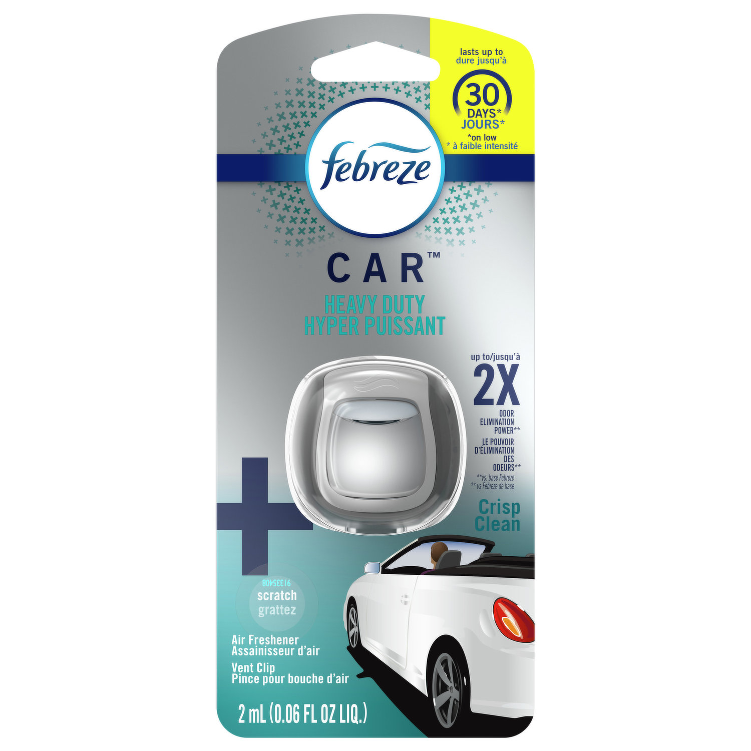 Save on Febreze Car with Gain Island Fresh Vent Clip Air Freshener Order  Online Delivery