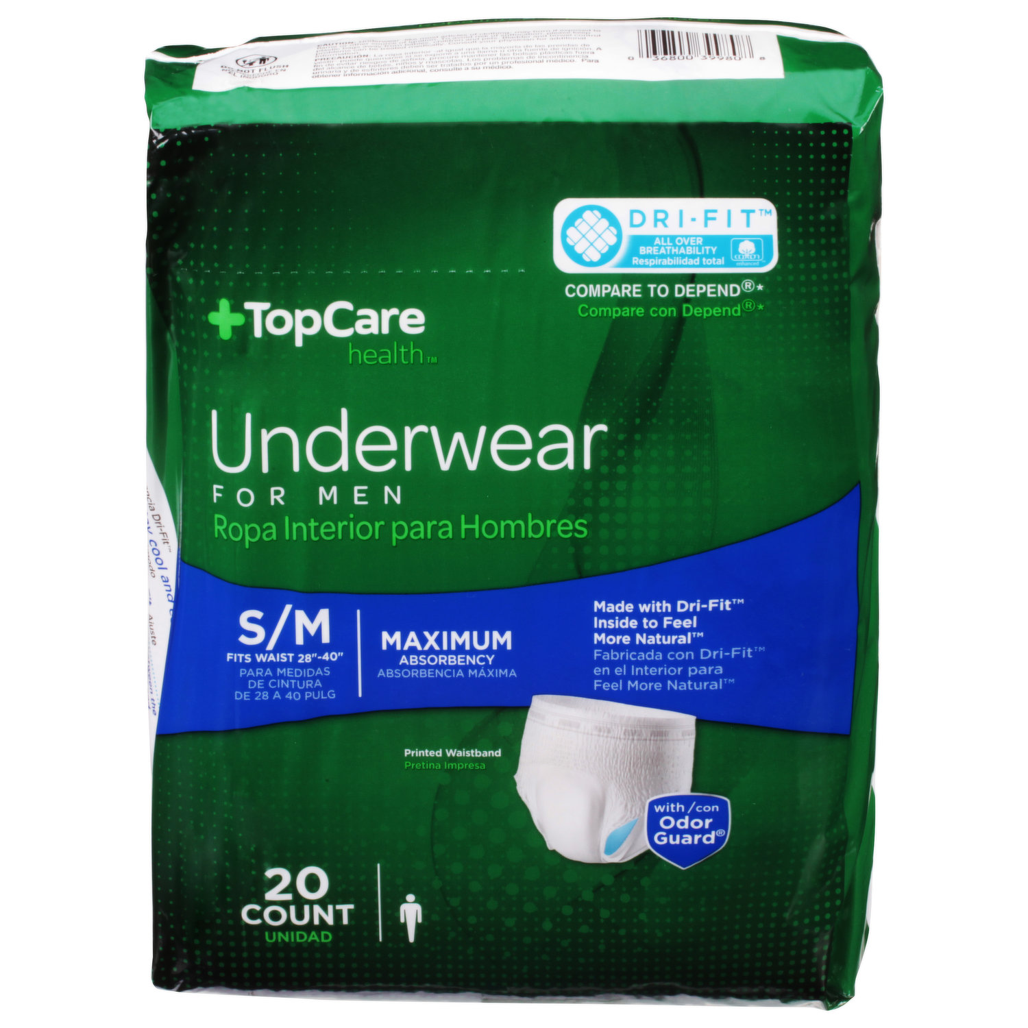 Top Care Women's Protective Underwear - Small/Medium, 1 each - The