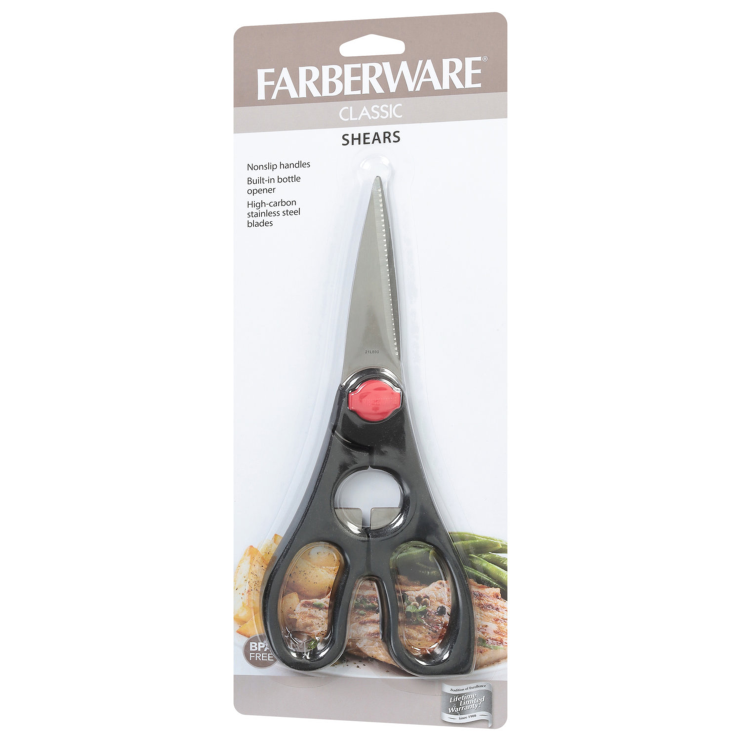 Farberware Professional Kitchen Shears with Blade Cover Stainless
