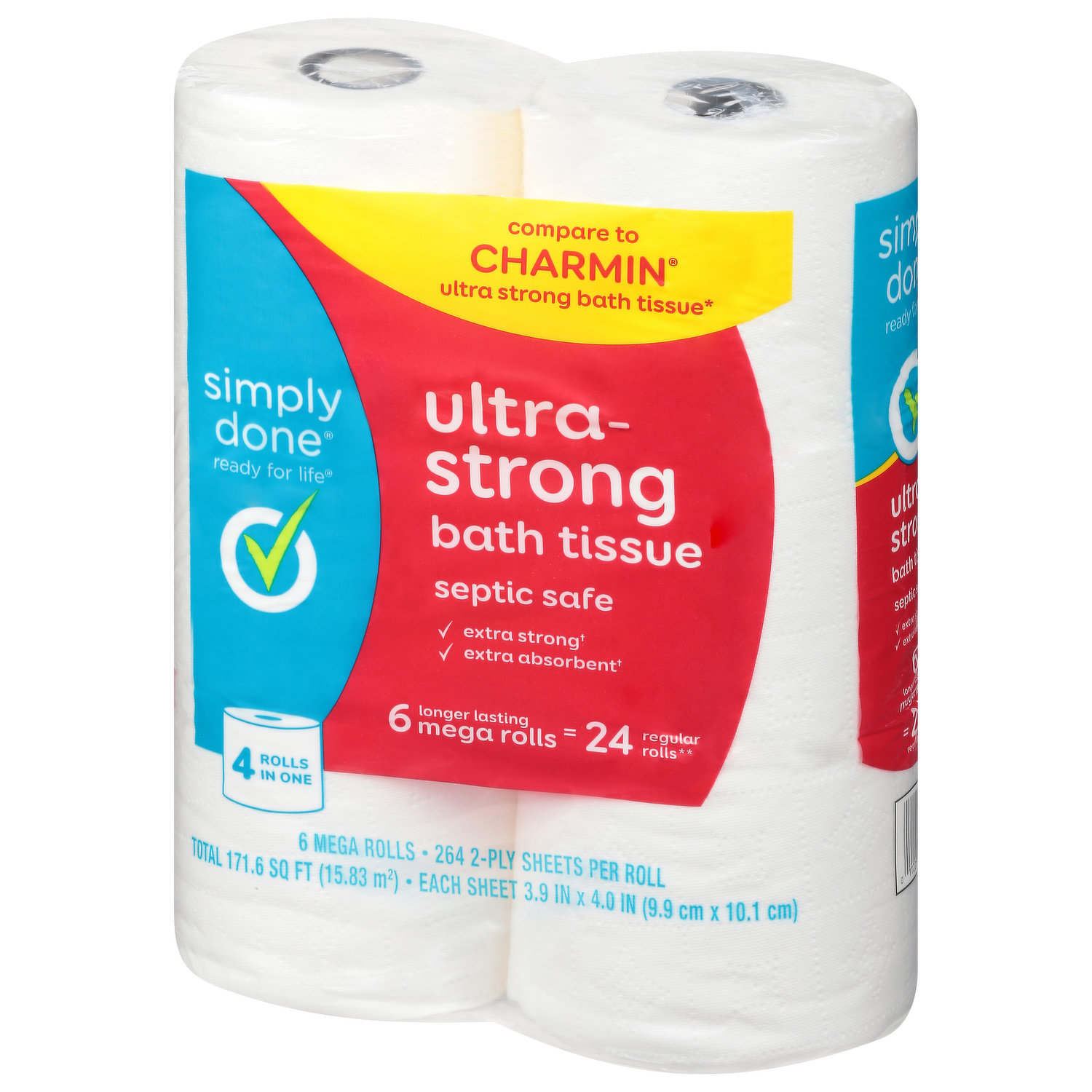 Walgreens Super Premium Ultra Strong Bath Tissue 4 Rolls