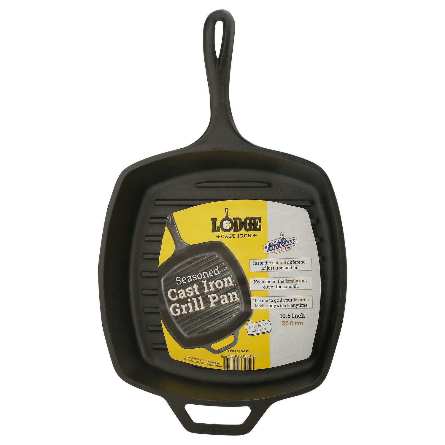 LODGE Cast Iron Melting Pot with Silicone Brush I Grill Me