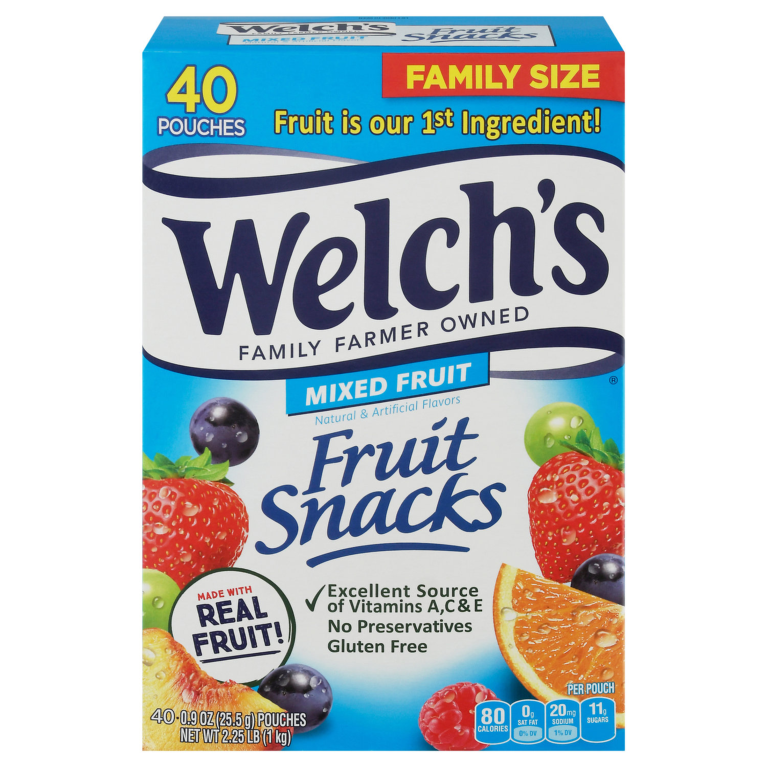 Welch's Fruit Snacks Tray, 20 ct.