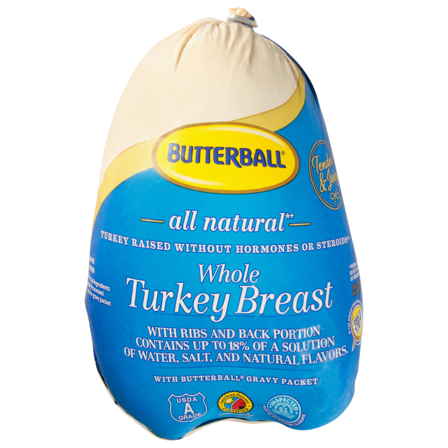 Butterball® Fresh All Natural Whole Turkey Breast, 1 lb - Harris