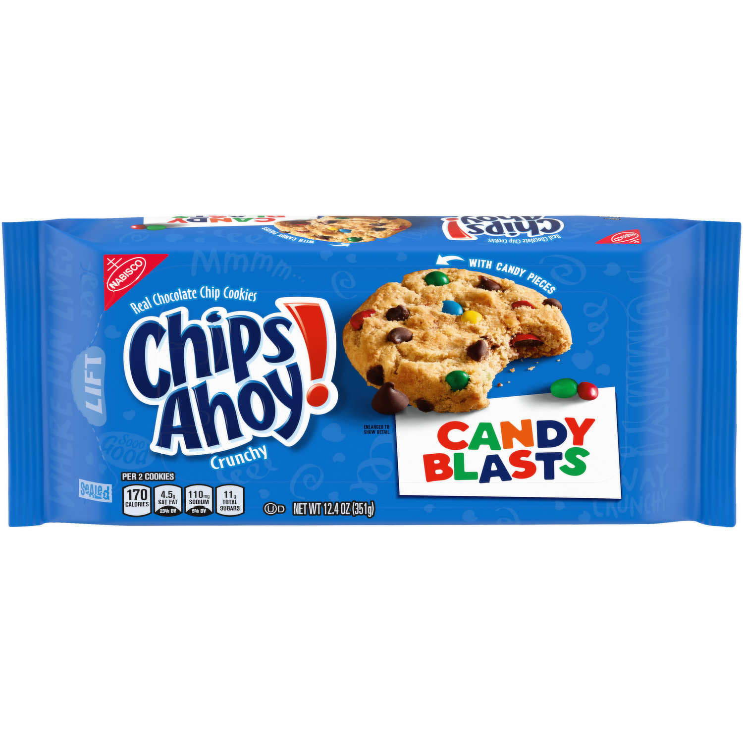 Chips Ahoy! Cookies, Chocolate Chip, Original, Family Size 18.2 oz, Cookies