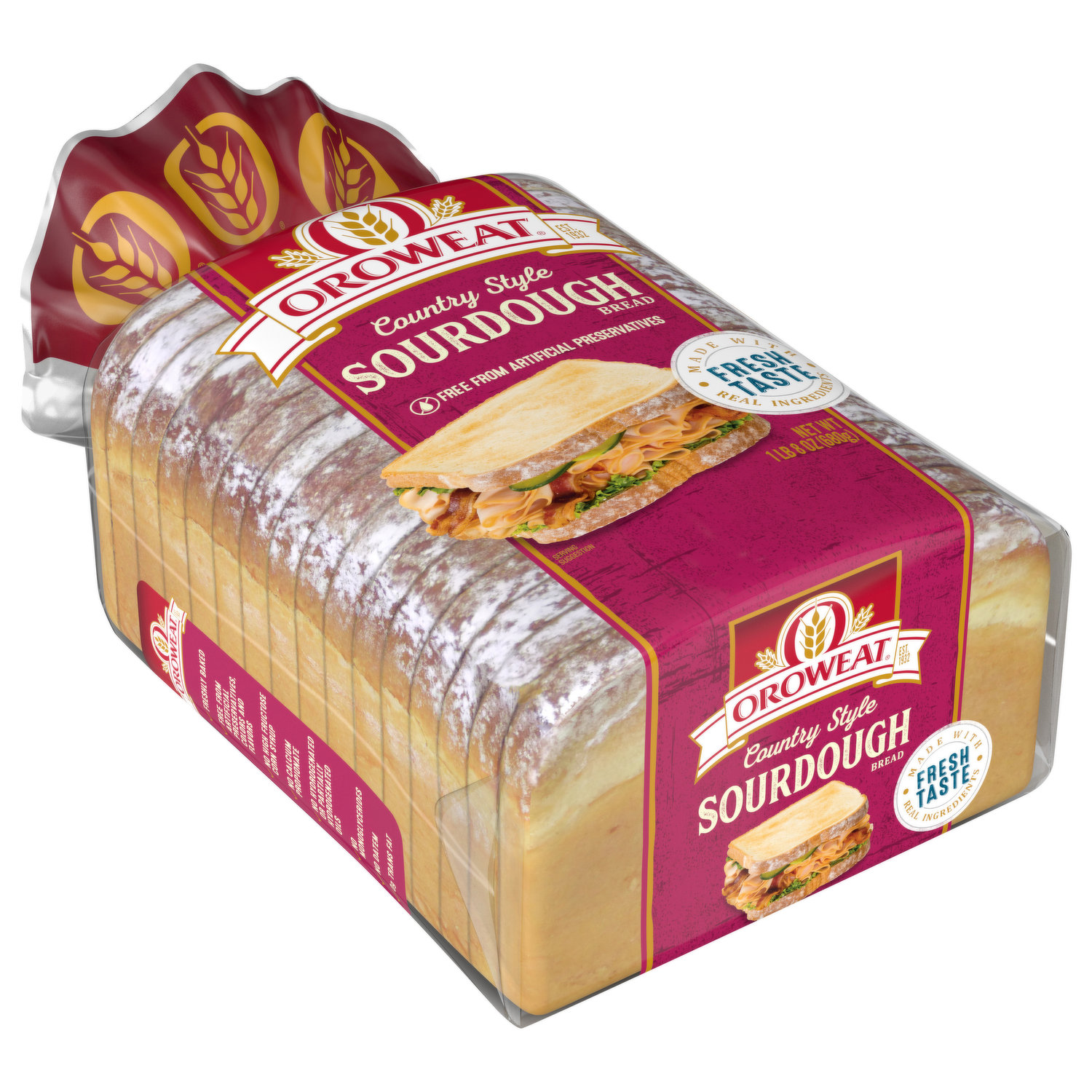 Oroweat Sourdough Bread Foodservice Loaf, 32 oz