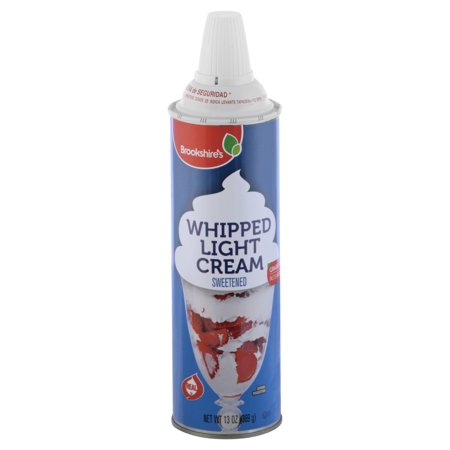 Brookshire's Whipped Light Cream, Sweetened - Brookshire's