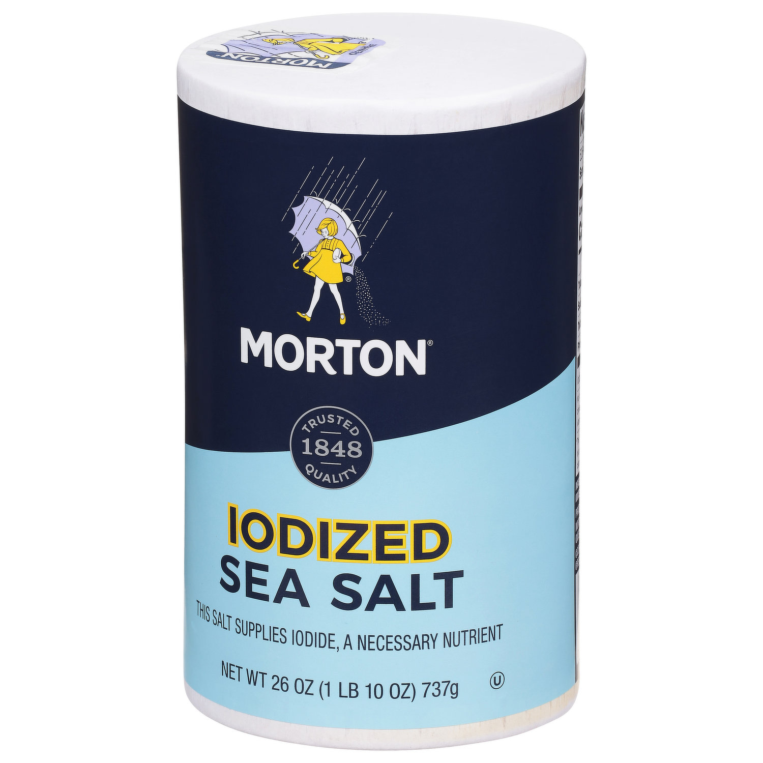 MORTON LITE SALT 50% LESS SODIUM -THAN TABLE SALT