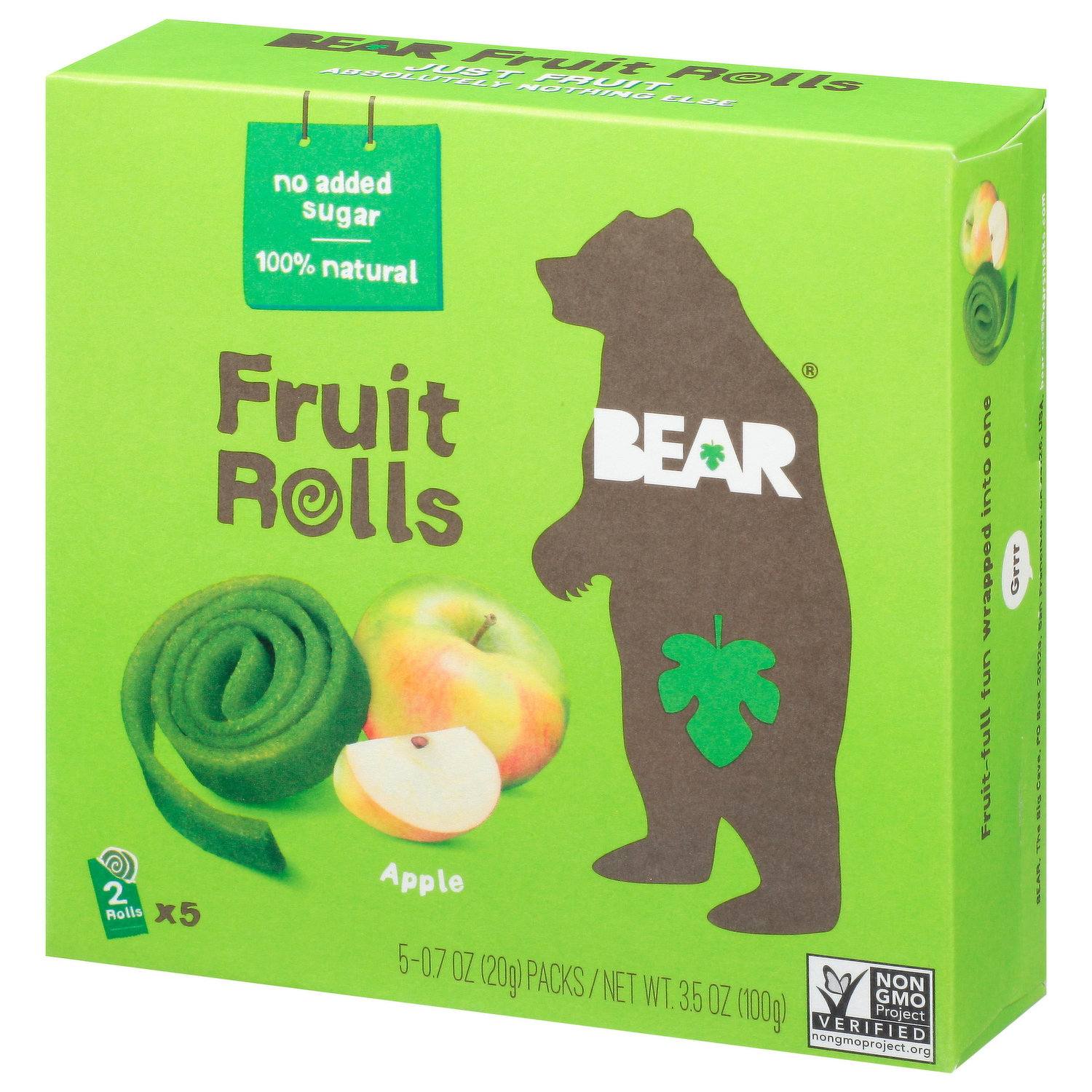 Bear Raspberry Flavoured Fruit Rolls