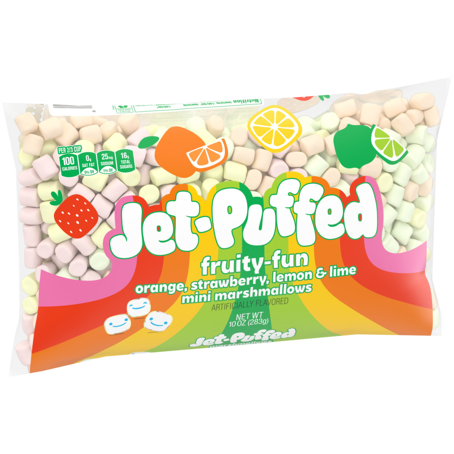 Kraft Jet Puffed Heart Mallows Strawberry Marshmallows - Shop