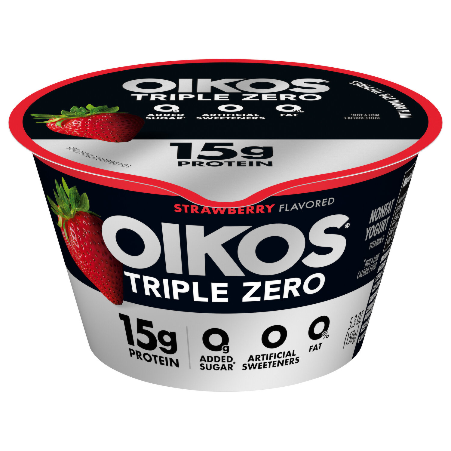 Oikos Yogurt, Nonfat, Strawberry Flavored - Brookshire's