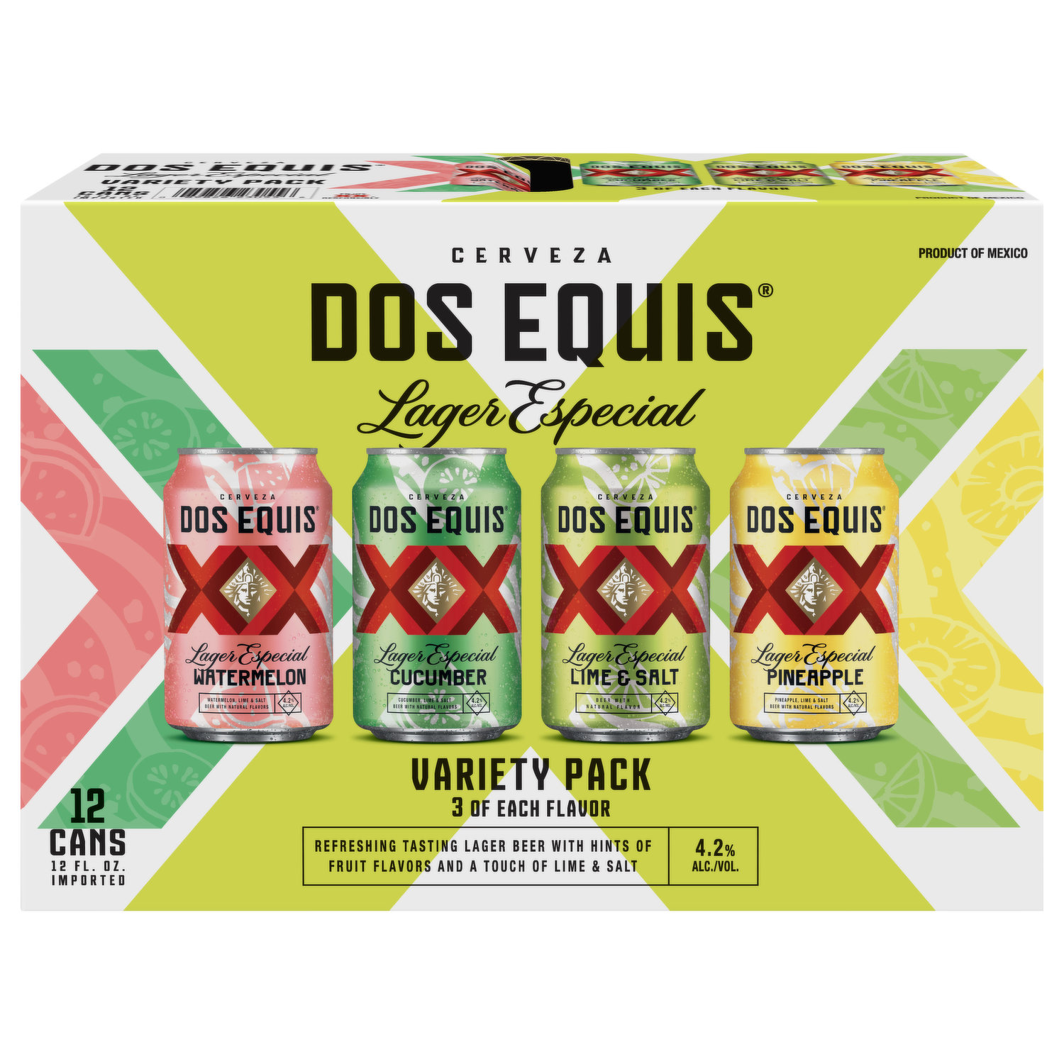 Dos Equis Beer Lager Especial Variety