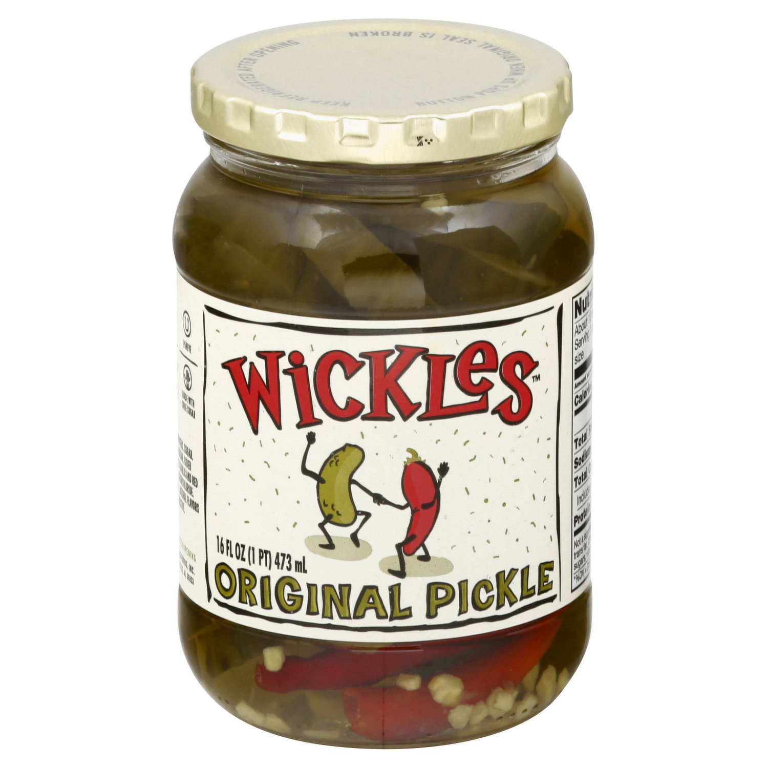 Wickles Dirty Dill Cocktail Cornichons, 12 fl oz