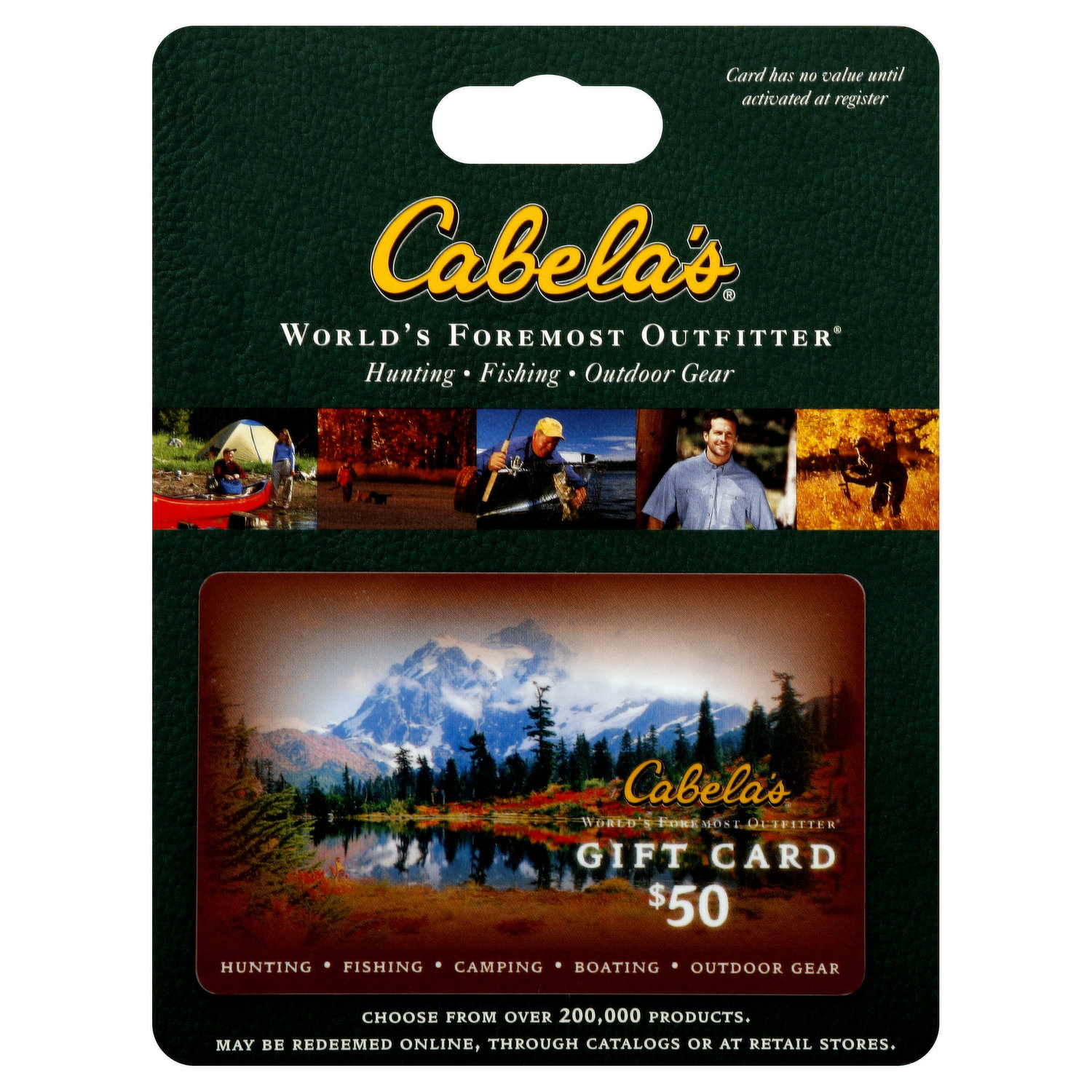 Cabela's Gift Card, $50 - Super 1 Foods