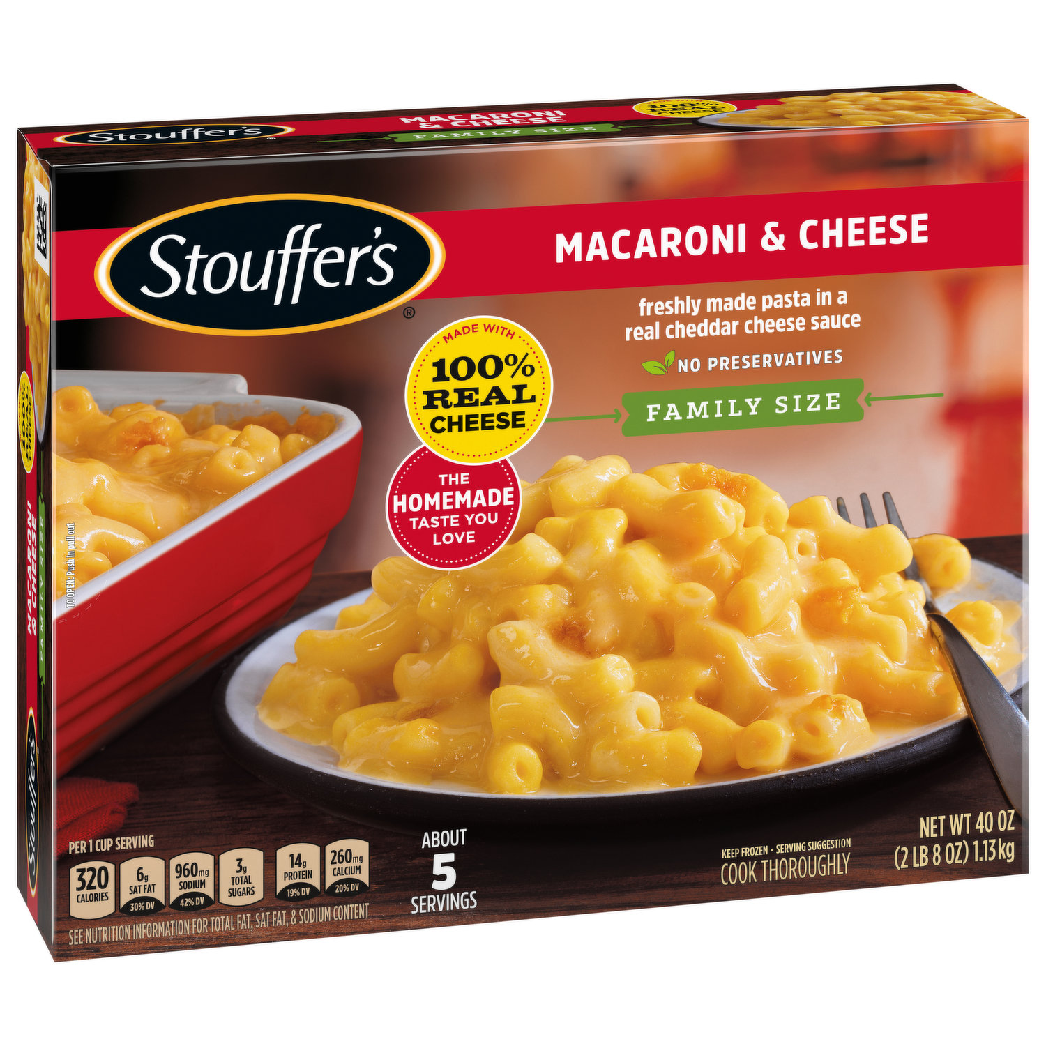 Stouffer's Macaroni & Cheese, Family Size - Brookshire's