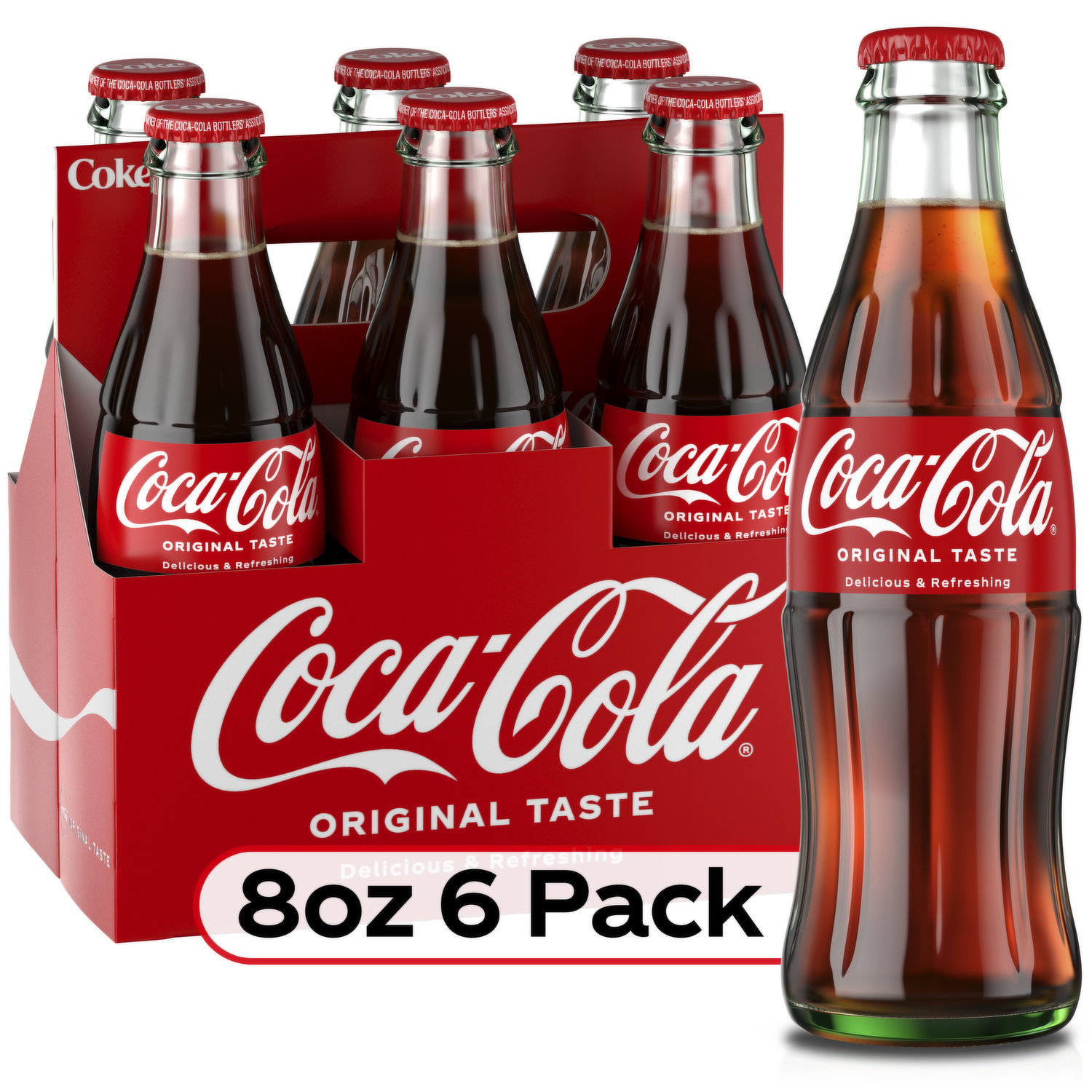 Coca-Cola Original Taste 320mL - Pack of 6 - Coke Beverages