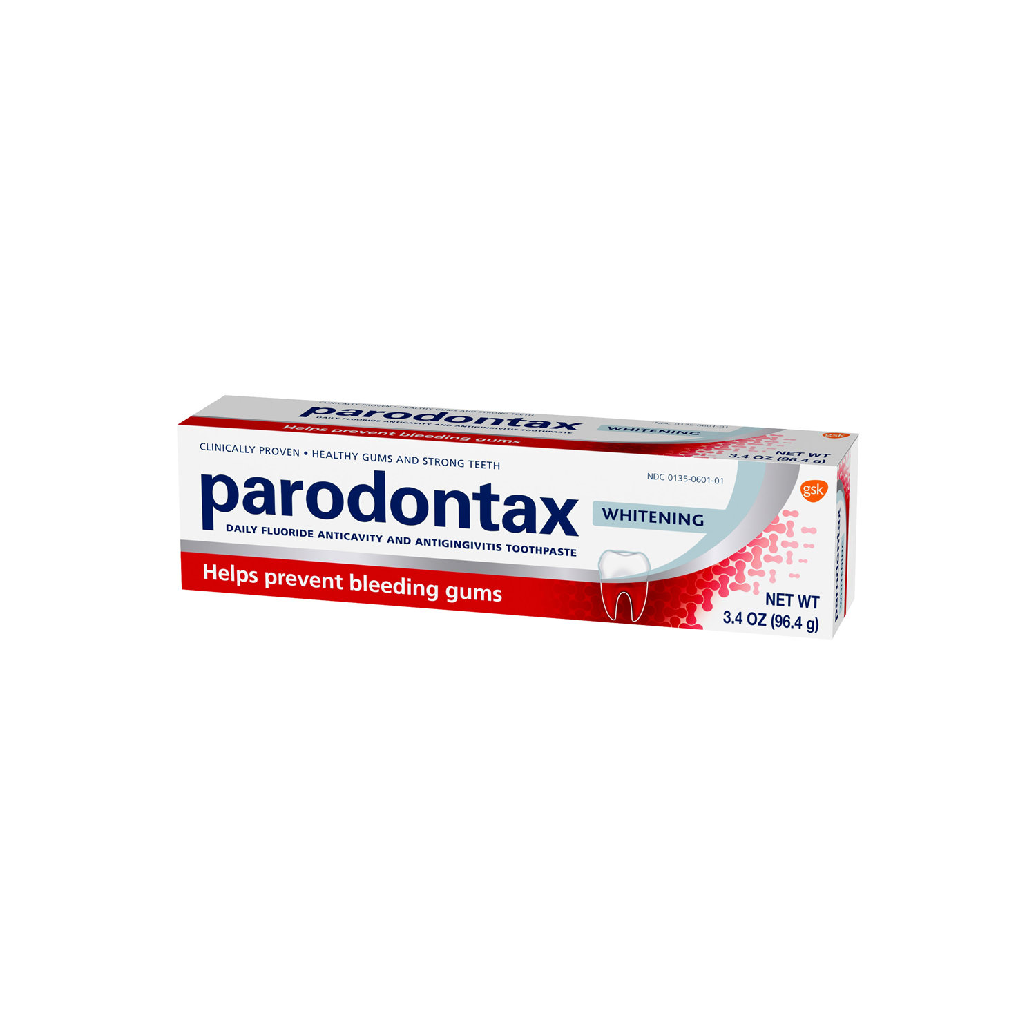 Parodontax whitening toothpaste for bleeding gums