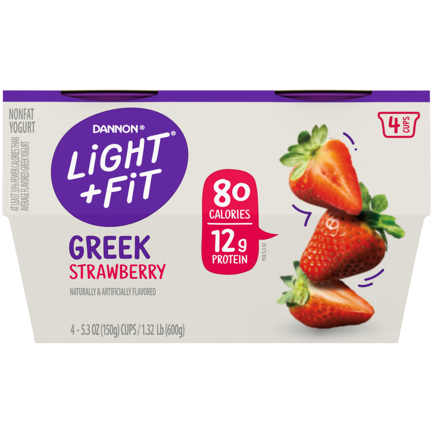 Fit Original Greek Strawberry Nonfat Yogurt