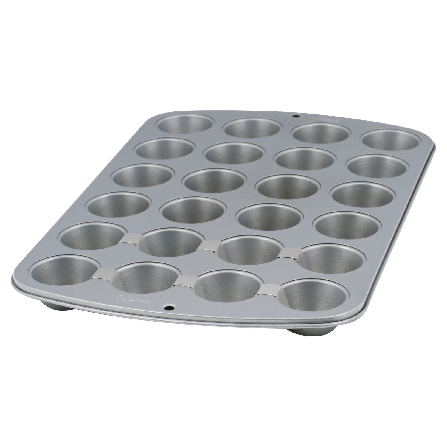 Wilton Bake It Simply Extra Large Non-Stick Mini Muffin Pan, 24-Cup, Size: Regular, Multicolor