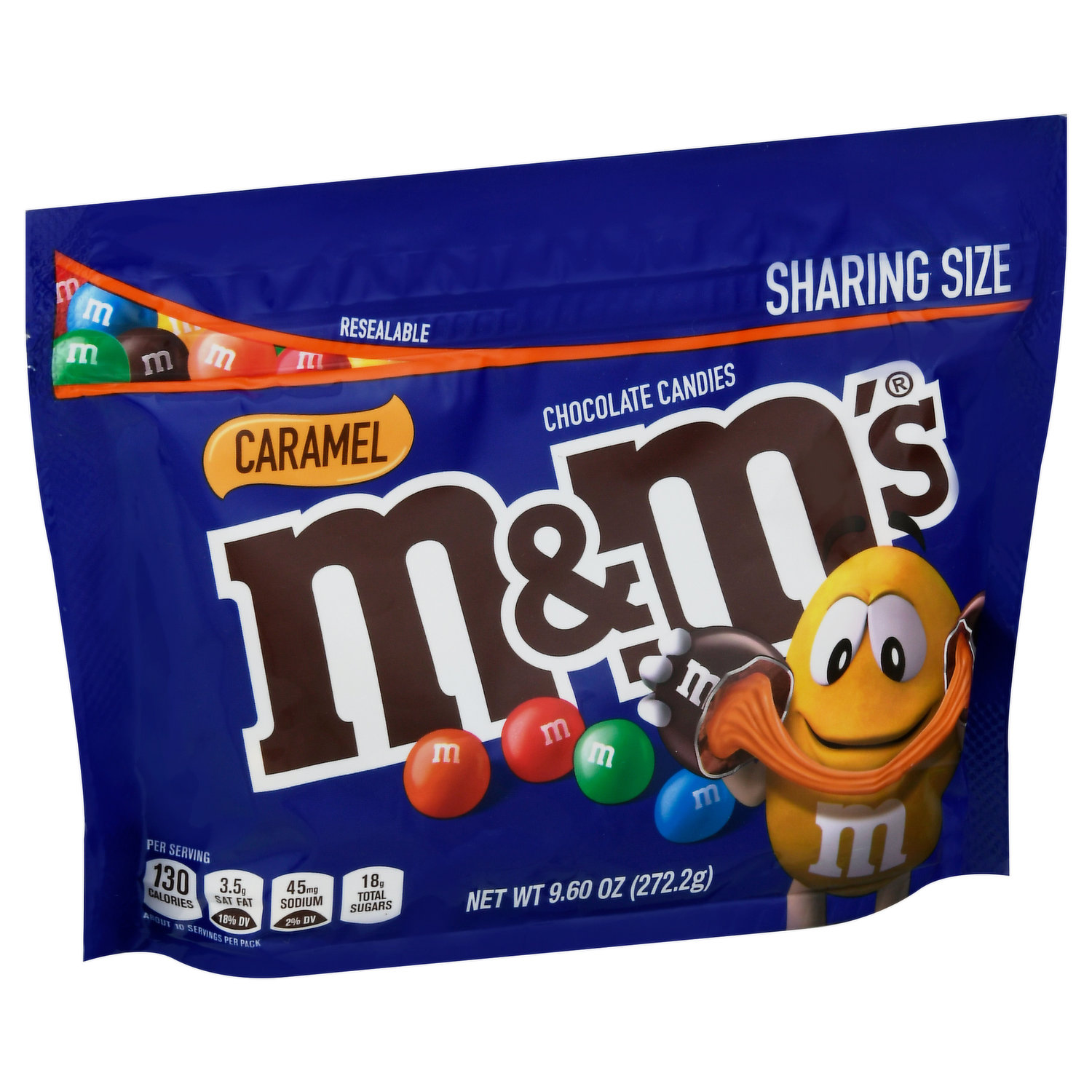 M&M's Chocolate Candies, Peanut Butter, Sharing Size 9.6 Oz