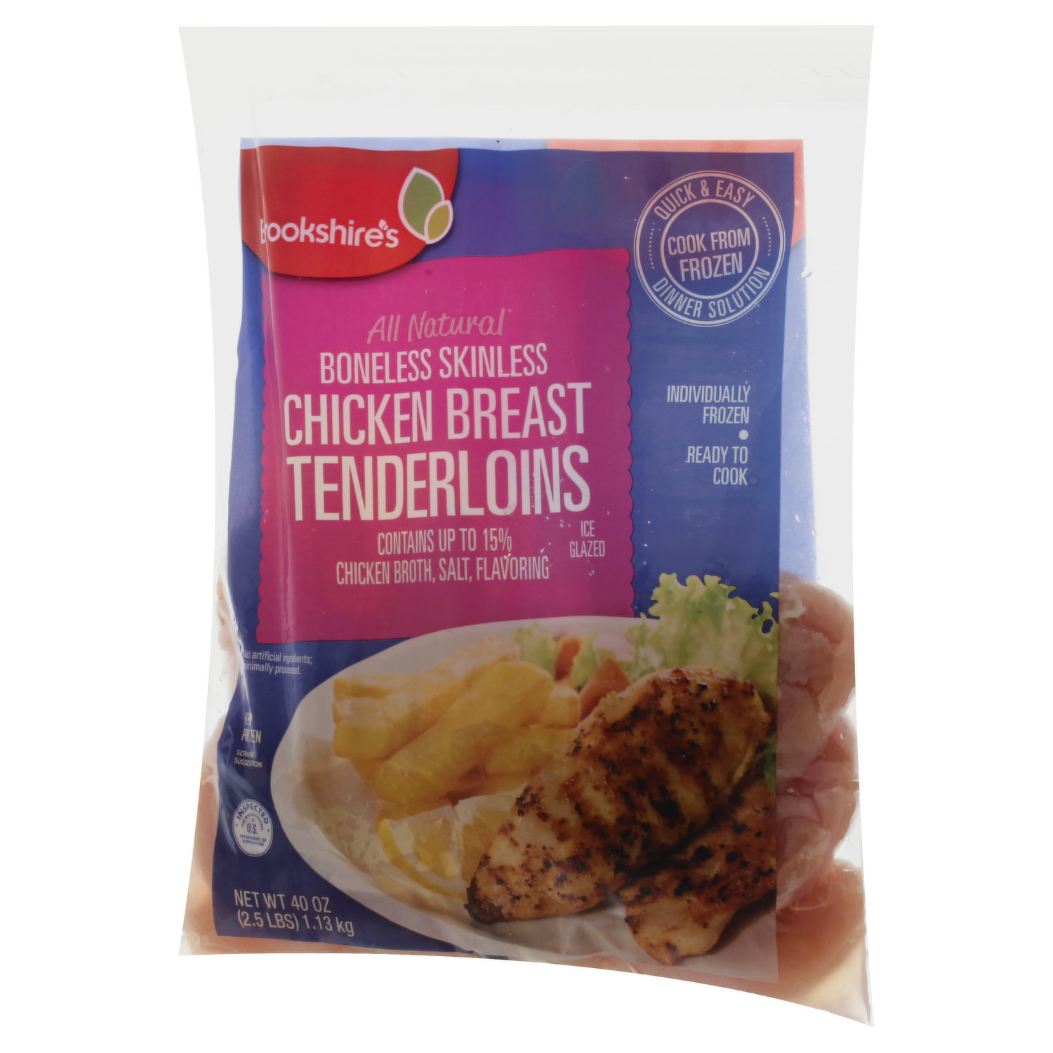 Just BARE Chicken Breast Tenderloins Boneless Skinless All Natural