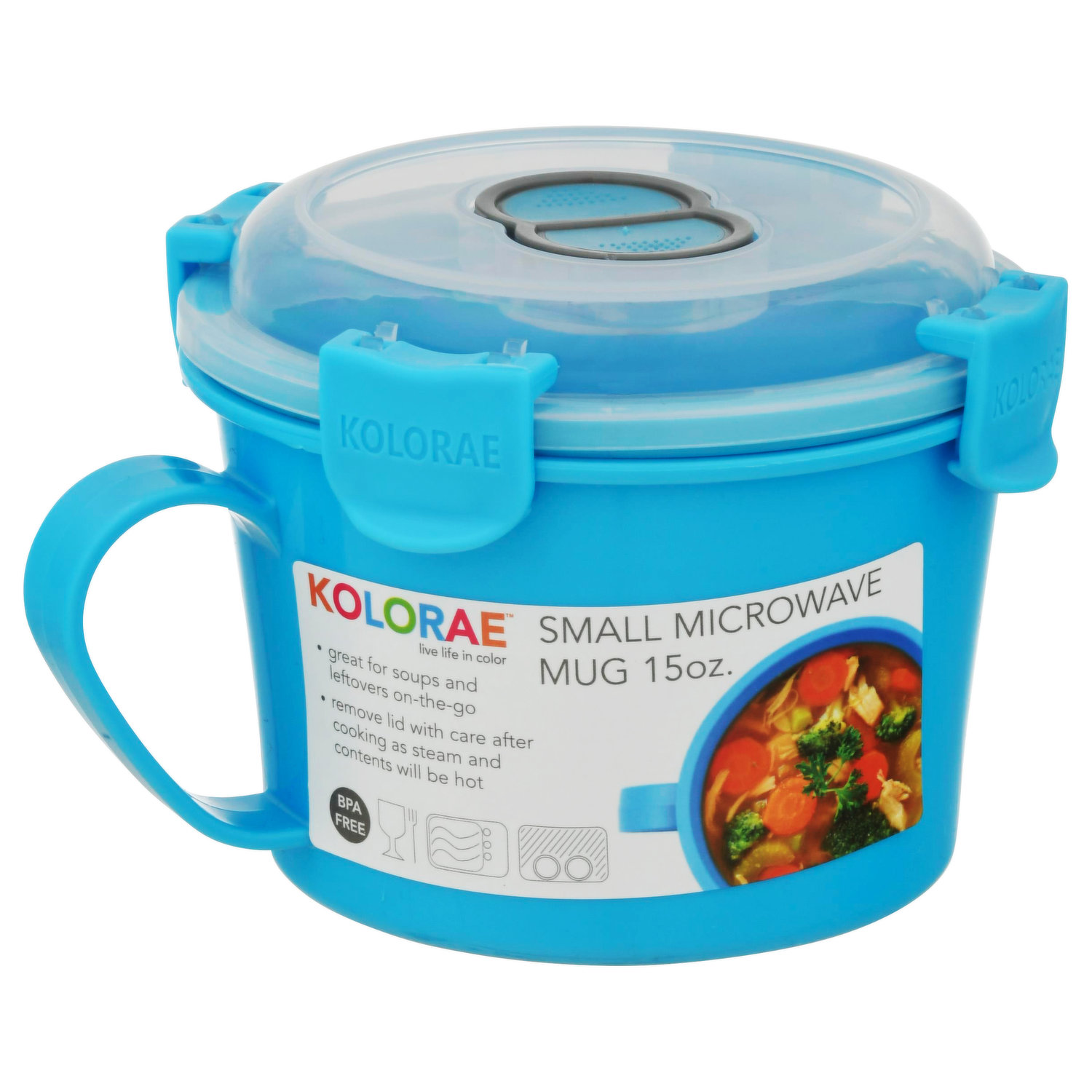 KOLORAE Round Microwave Container Small