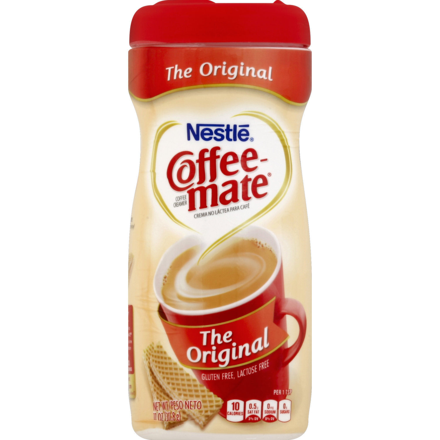 Nestlé Coffee-mate Hazelnut Coffee Creamer 15 oz. Plastic Container  Nutrition Facts - Eat This Much