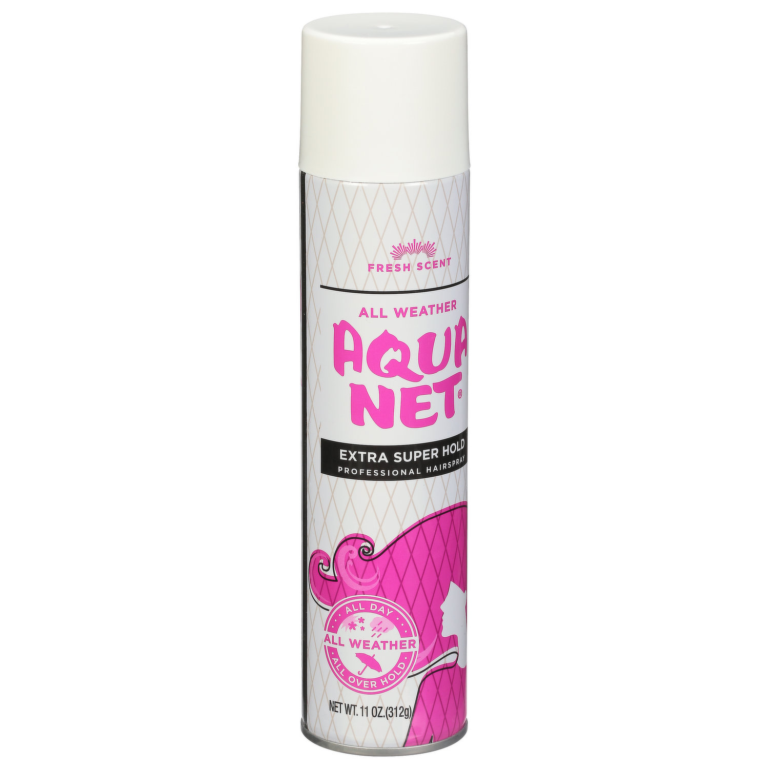 Aqua Net Hair Spray UNSCENTED EXTRA SUPER HOLD 11oz (1 Dozen