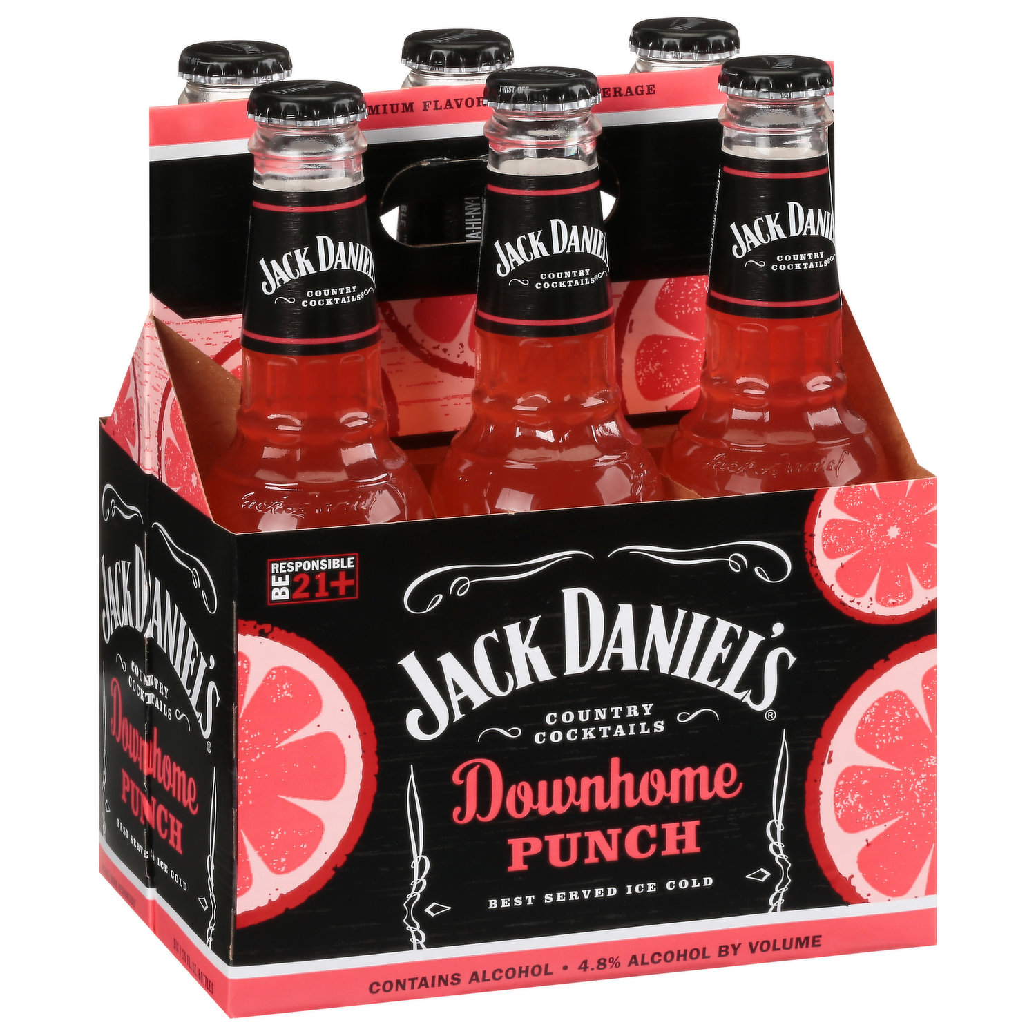 Jack Daniels Downhome Punch - JACK DANIEL'S BEVERAGE CO. - Buy Malt  Beverage Online - Half Time Beverage