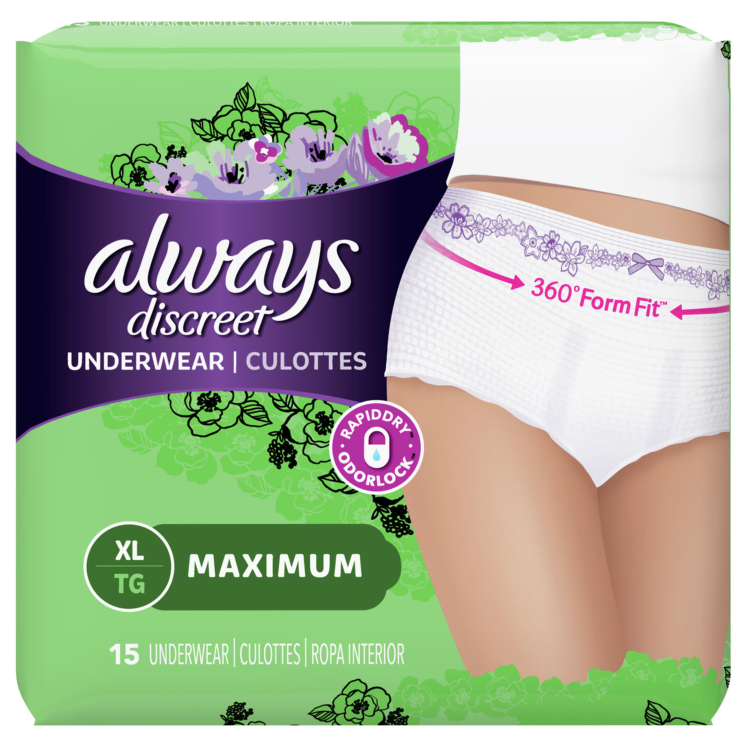 360 Wholesale Girls Days Of The Week Panties In Assorted Sizes