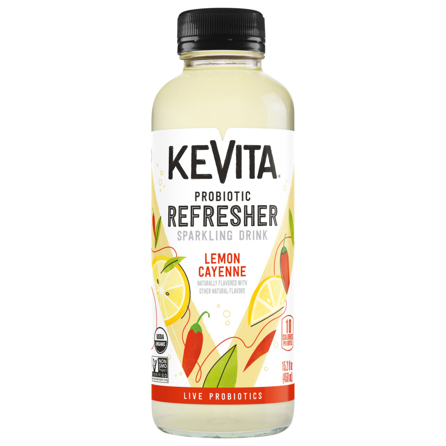 KeVita Sparkling Drink, Mojita Lime Mint Coconut, Probiotic 