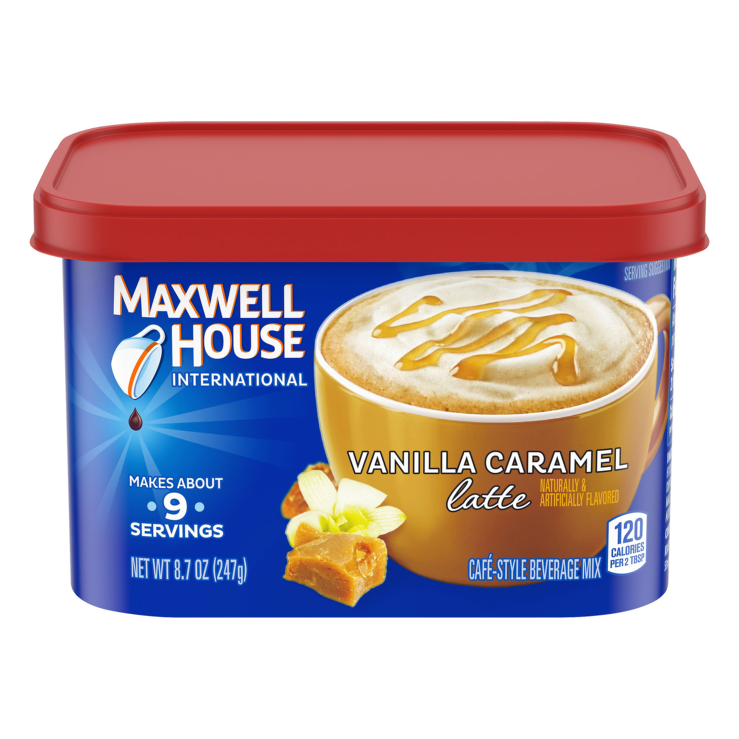 Maxwell House Foaming Instant Iced Latte