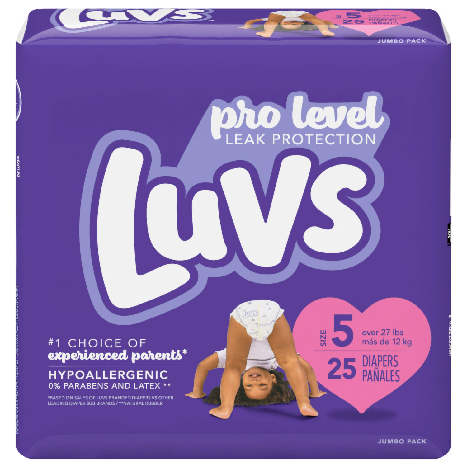 Luvs Diapers, Size 7 (Over 41 lbs)