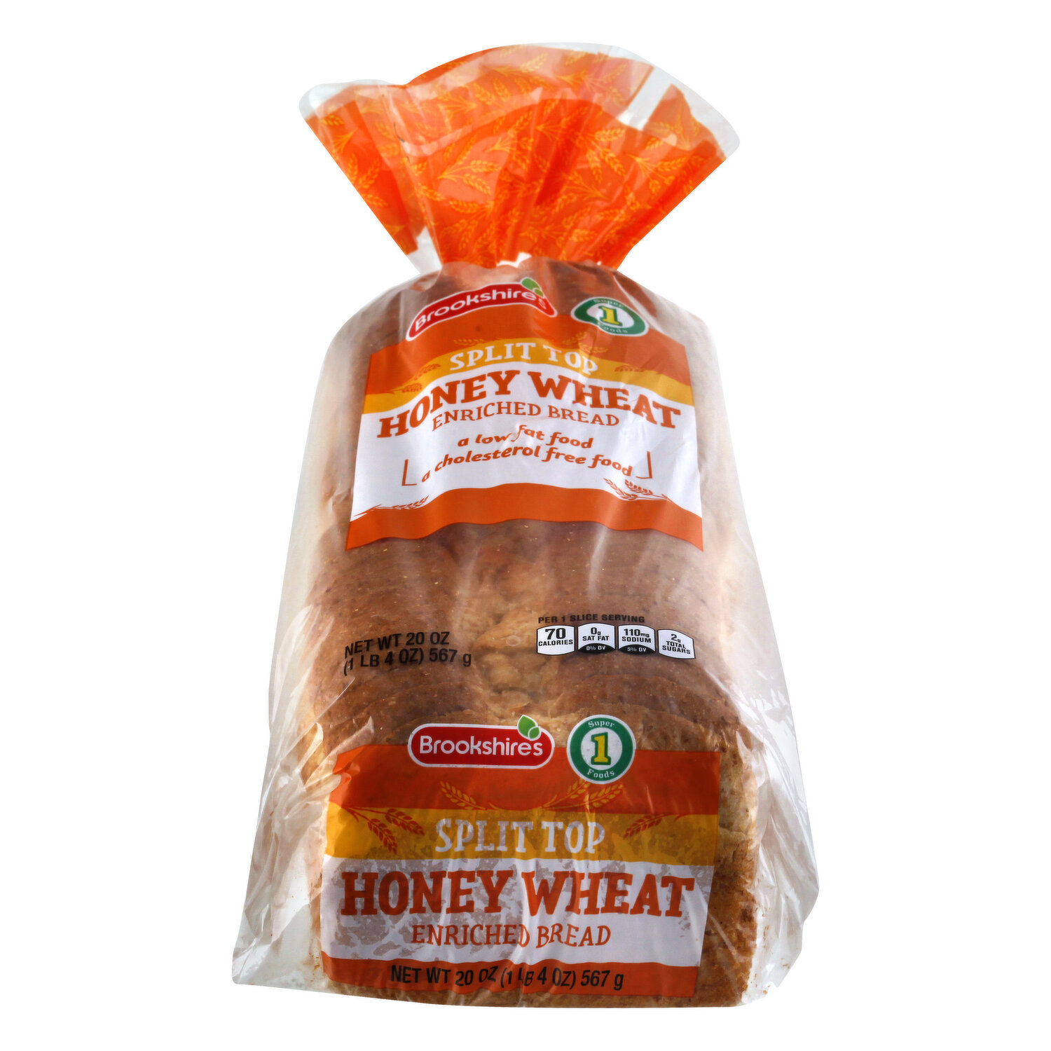 Sara Lee Honey Wheat Sandwich Bread, 20 Oz Loaf of Honey Wheat Bread 