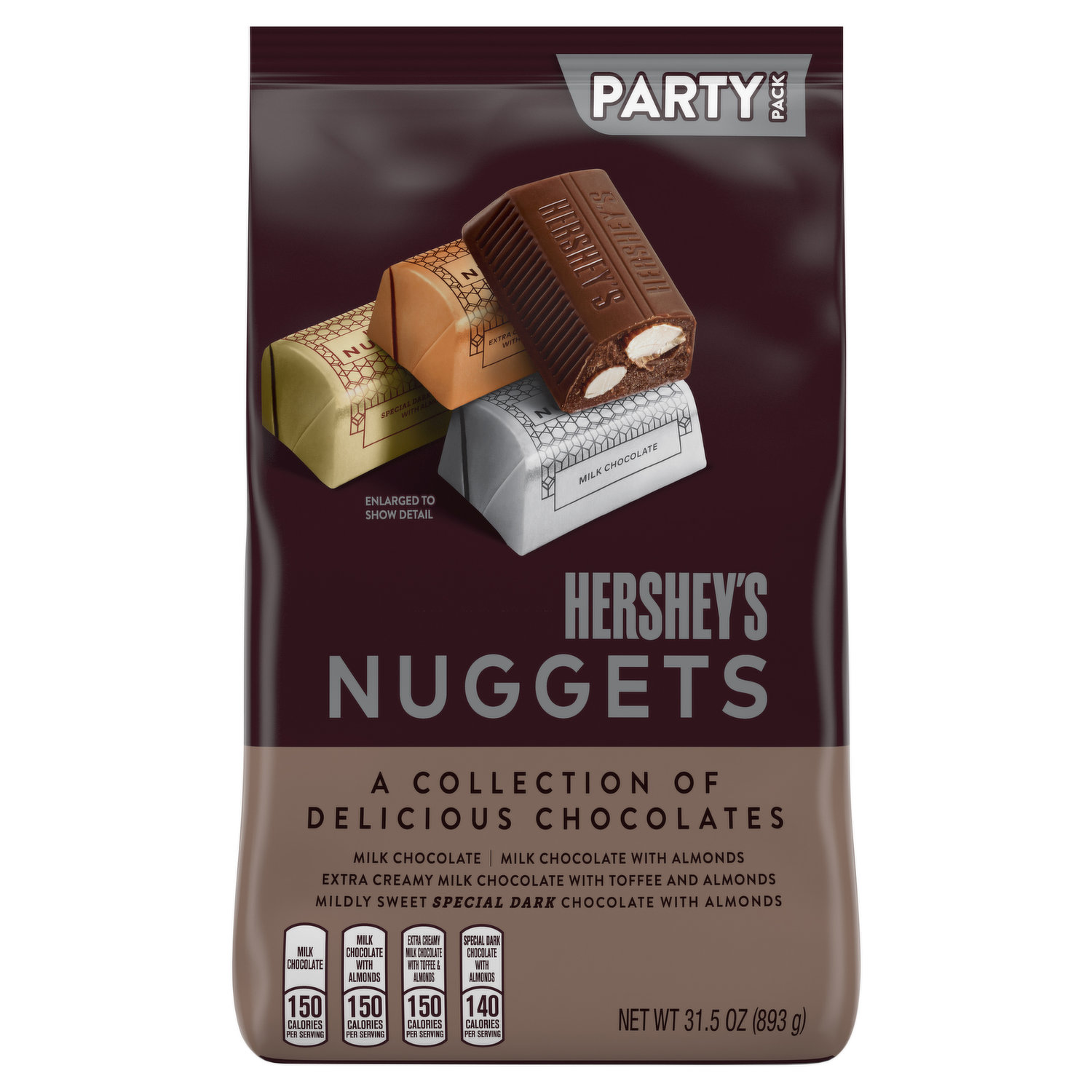 Herhey's Nuggets- Milk Chocolate- 1 lb