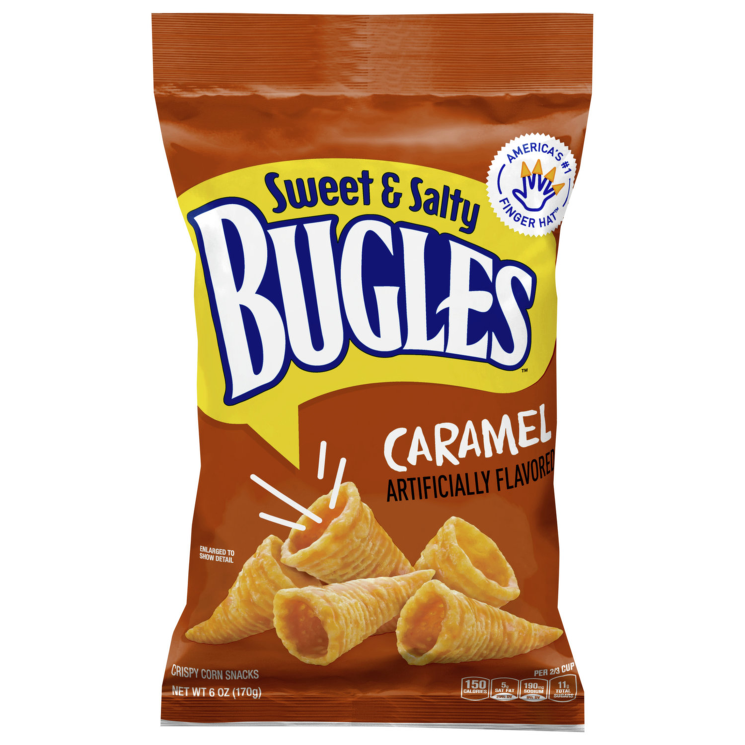 Bugles Corn Snacks, Original Flavor, Crispy