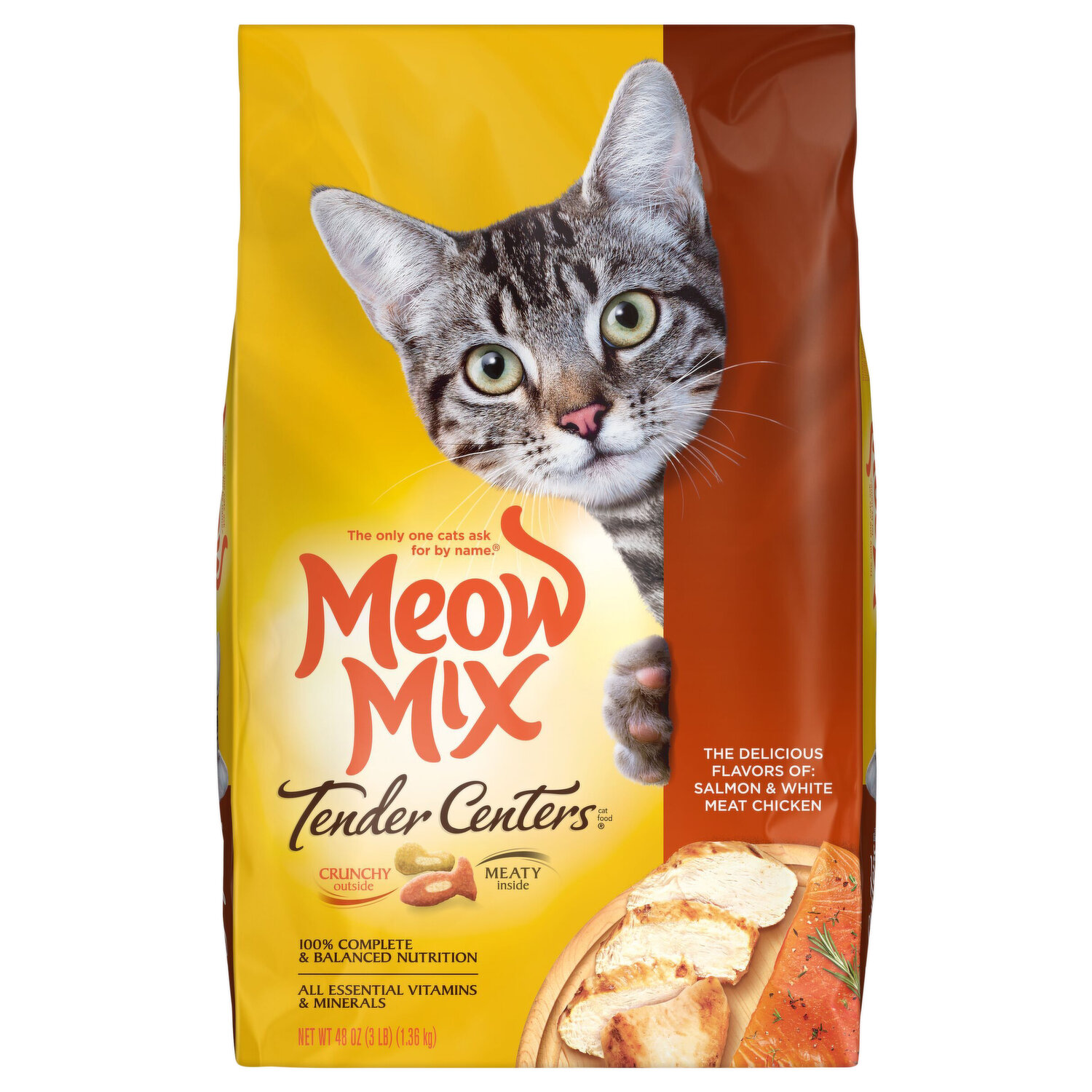 Meow Mix Cat Food, Salmon & White Meat Chicken - FRESH by Brookshire's
