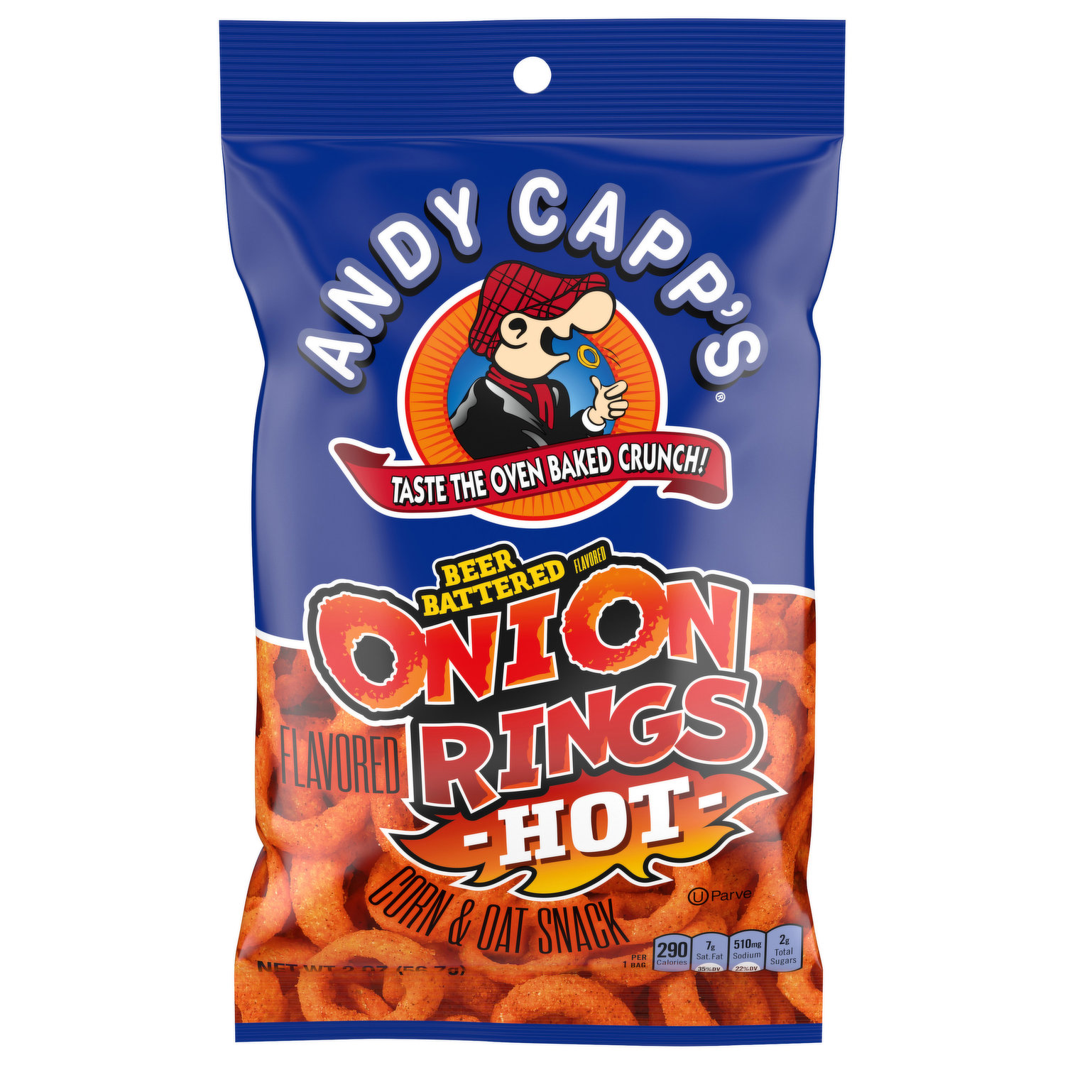 Andy Capps Hot Fries Corn & Potato Snacks Big Bag, 8 Oz.