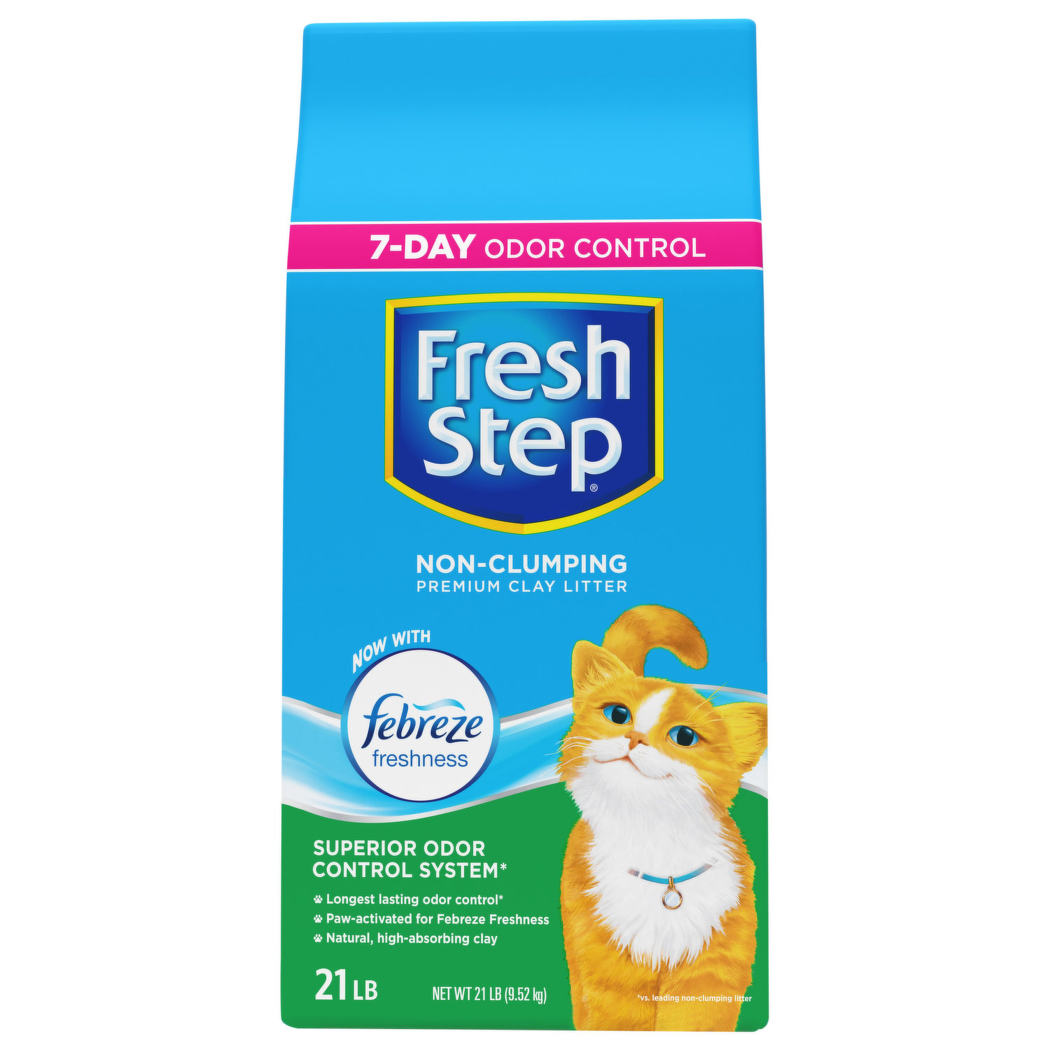 Fresh Step Ultra Absorb Scented Litter with Febreze, Clumping Cat Litter,  45 lb