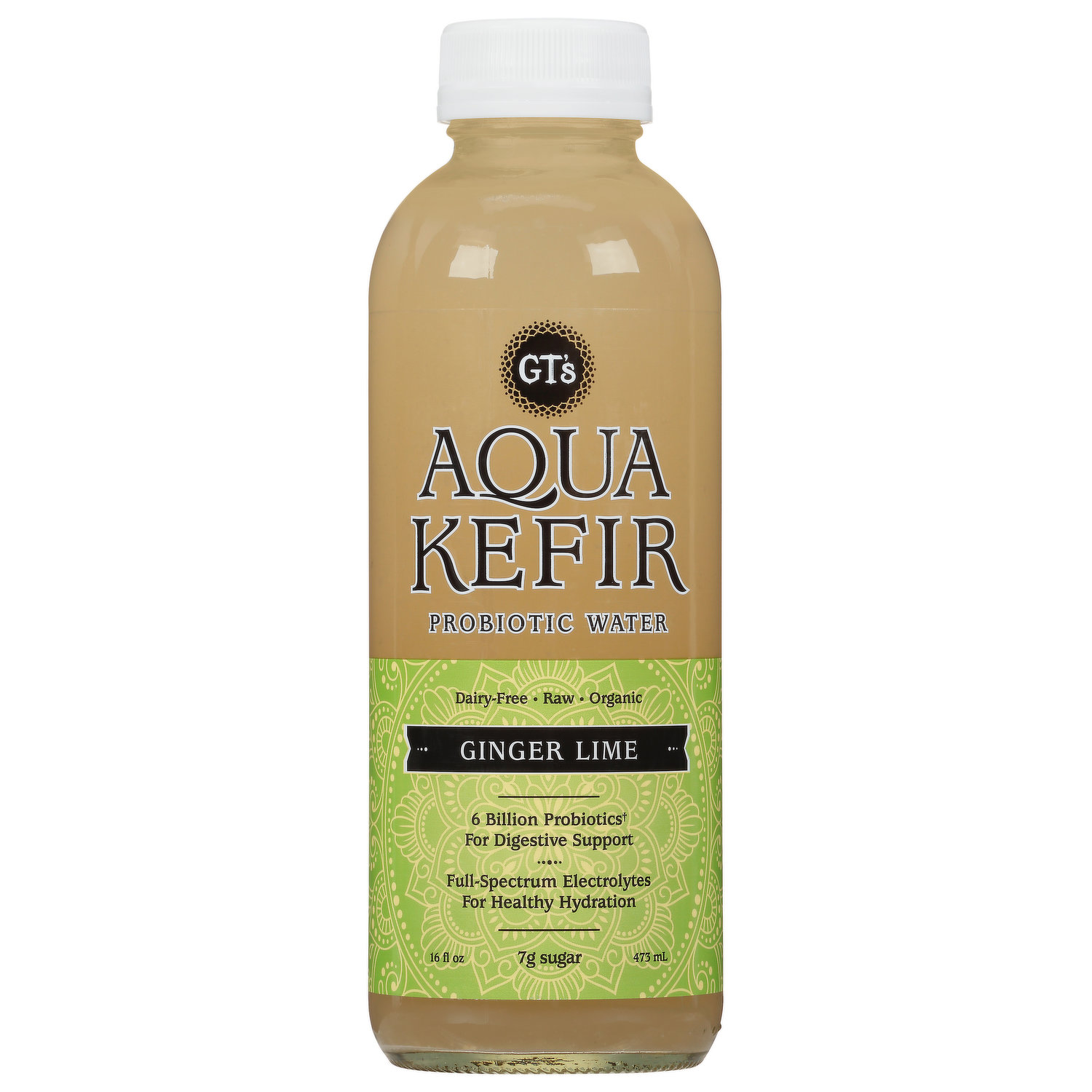 GT's Aqua Kefir, Ginger Lime - FRESH by Brookshire's