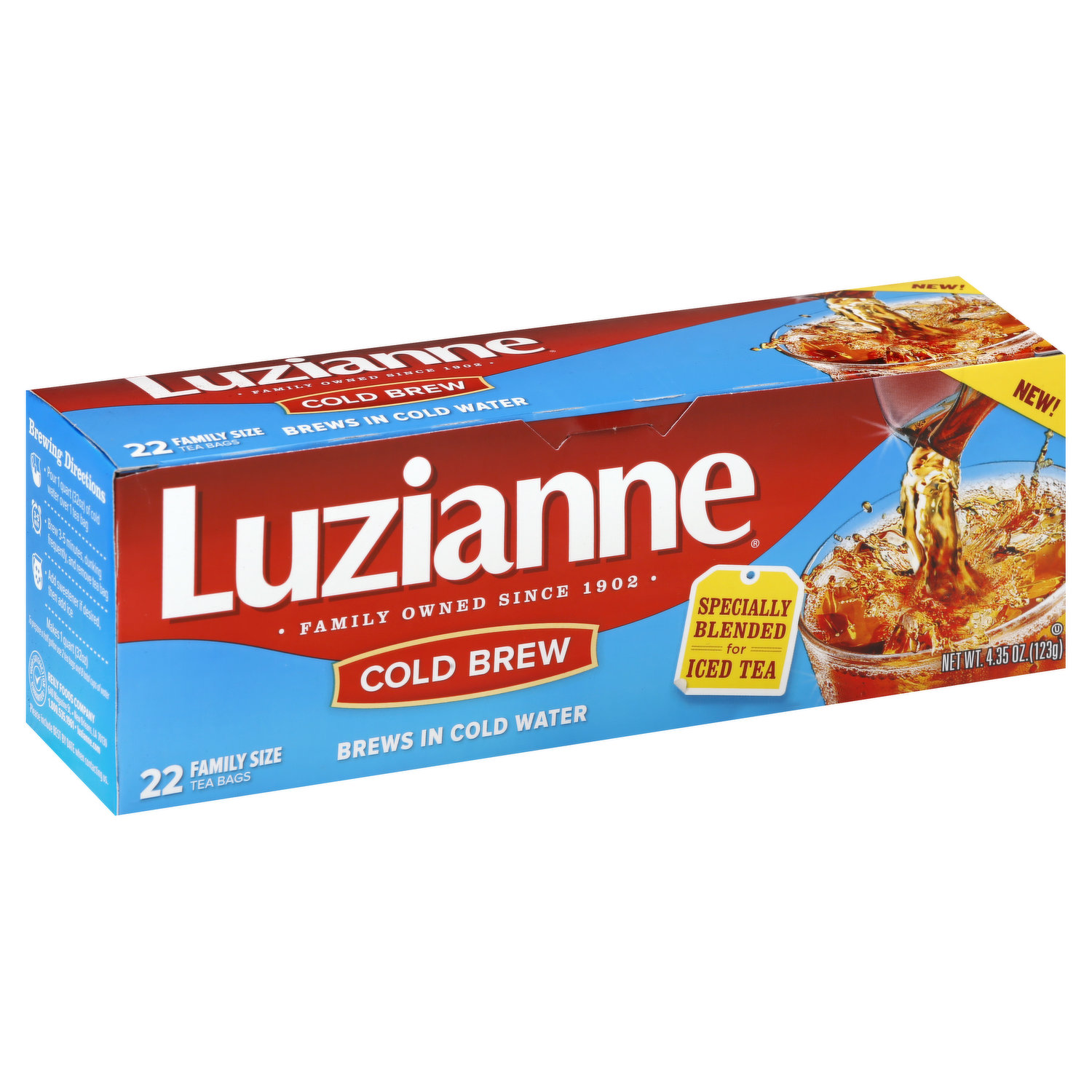 Luzianne Sweet Tea Bags Family Size
