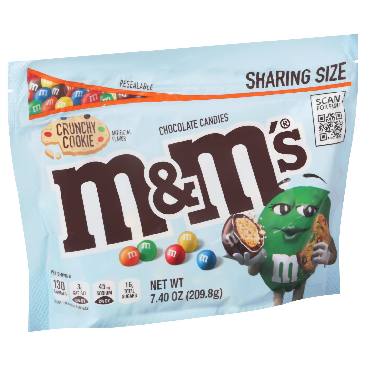 M&M's Caramel Cold Brew Milk Chocolate Candy, Share Size - 2.83 Oz