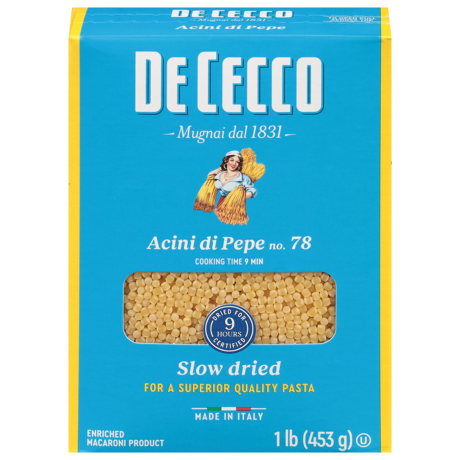 Maccheroni Kids 500gr Pasta De Cecco – St Barth's Wine