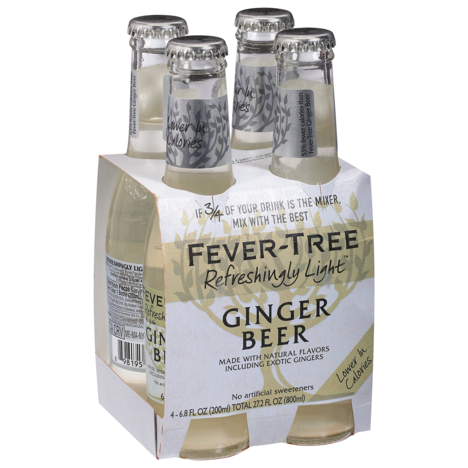 Fever Tree Ginger Beer Can — Bitters & Bottles