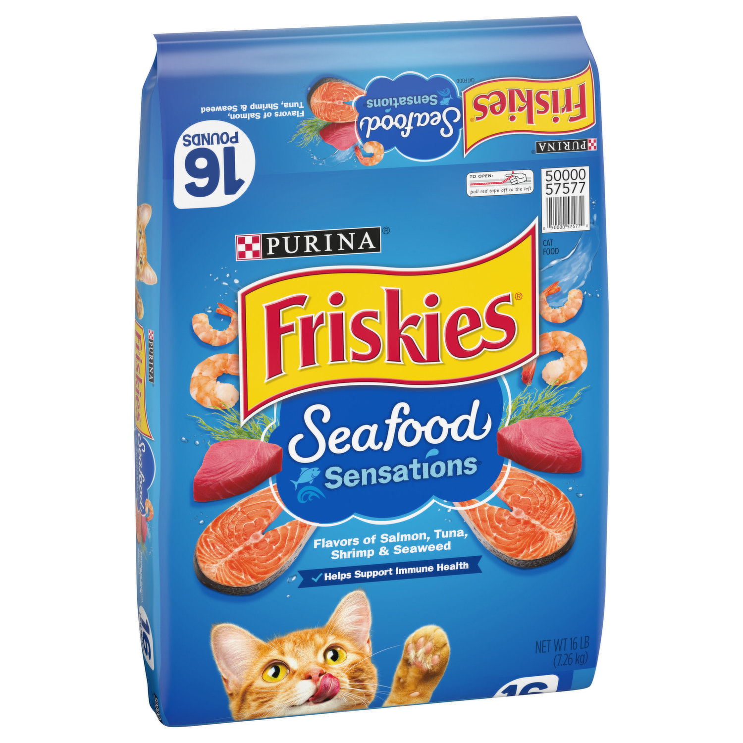 Friskies Salmon Vegetables Dry Cat Food