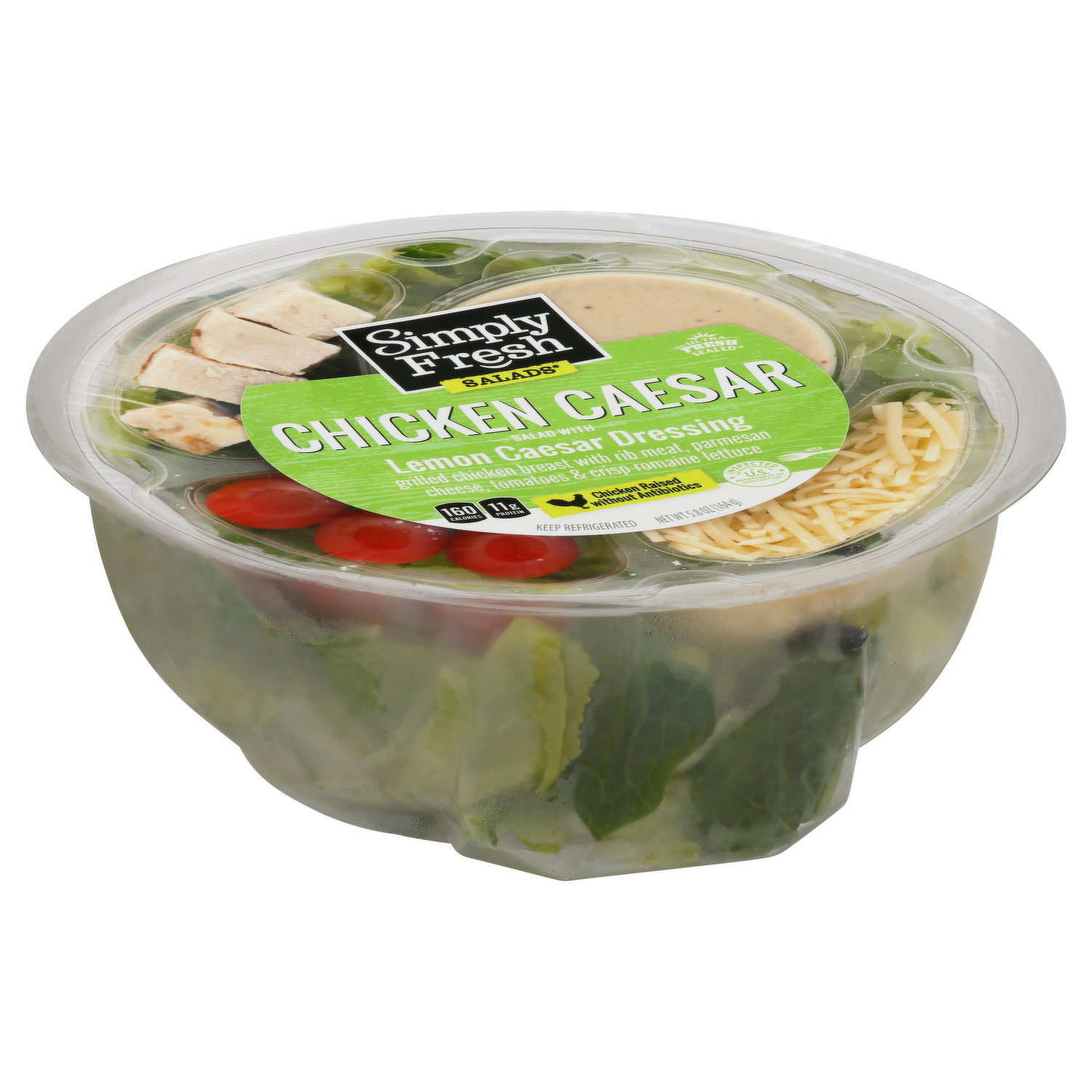 Simply Fresh Salads Chicken Caesar Salad Shaker, 6 oz - Kroger