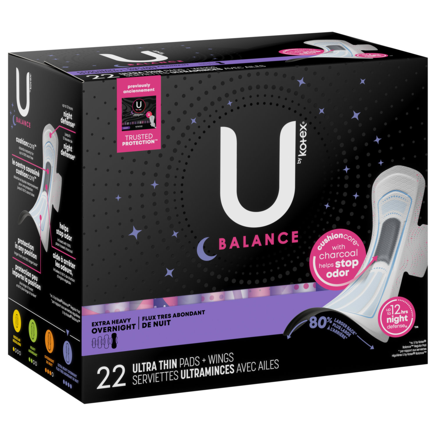 HSA Eligible  U by Kotex Super Premium Ultra Thin Overnight with